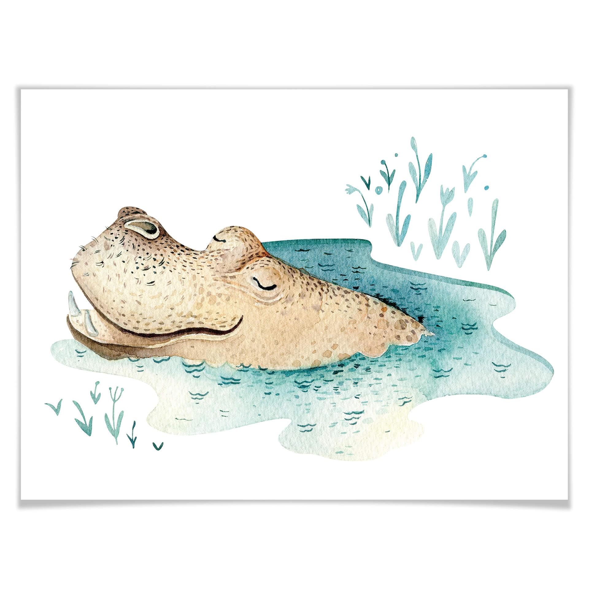 Plakat Kvilis - Hippo