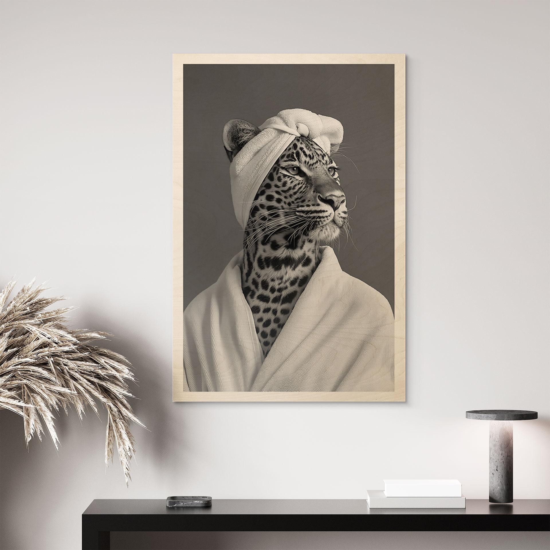 Billede af træ royal spa time-out med leopard - Rahner