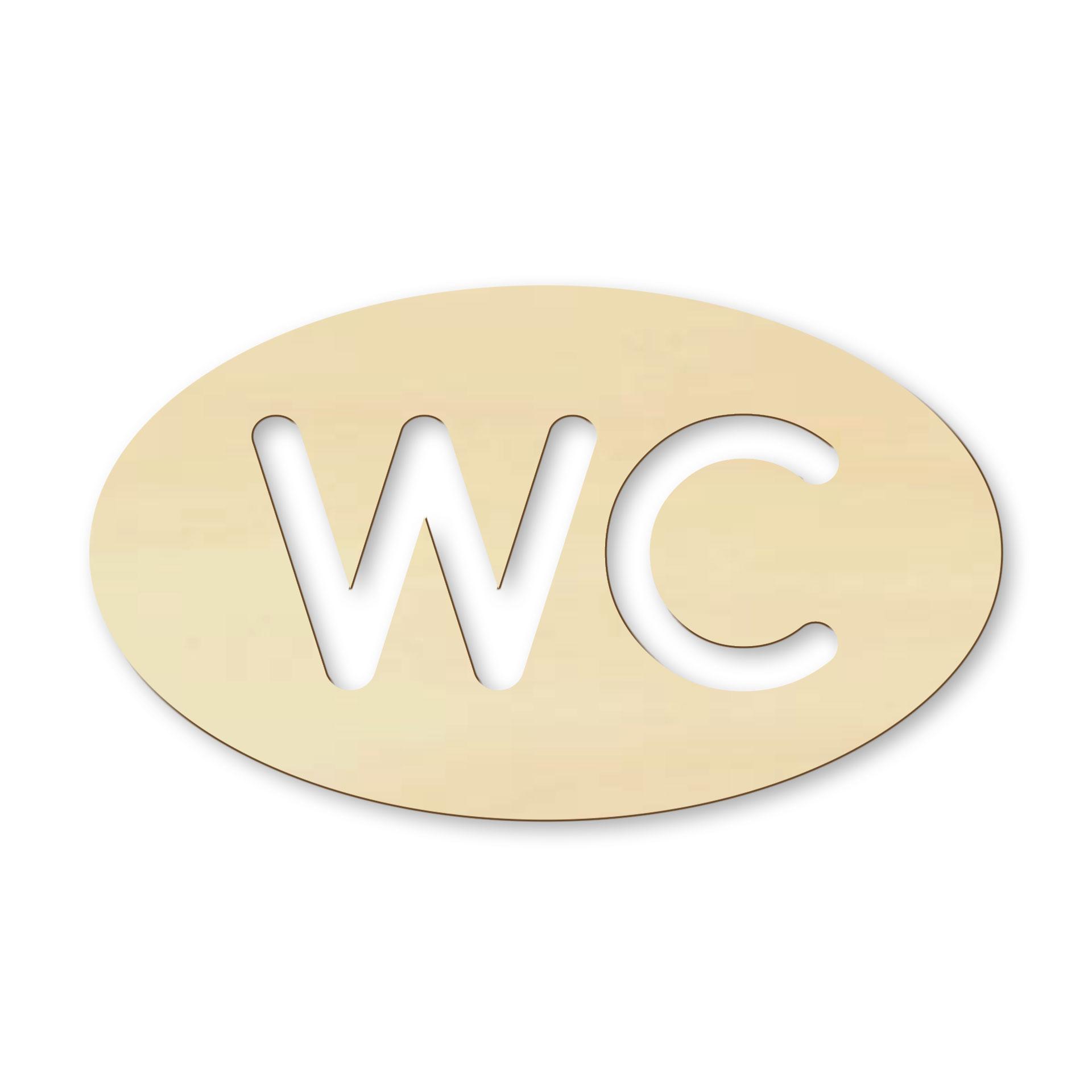 Álamo artístico de madera - WC