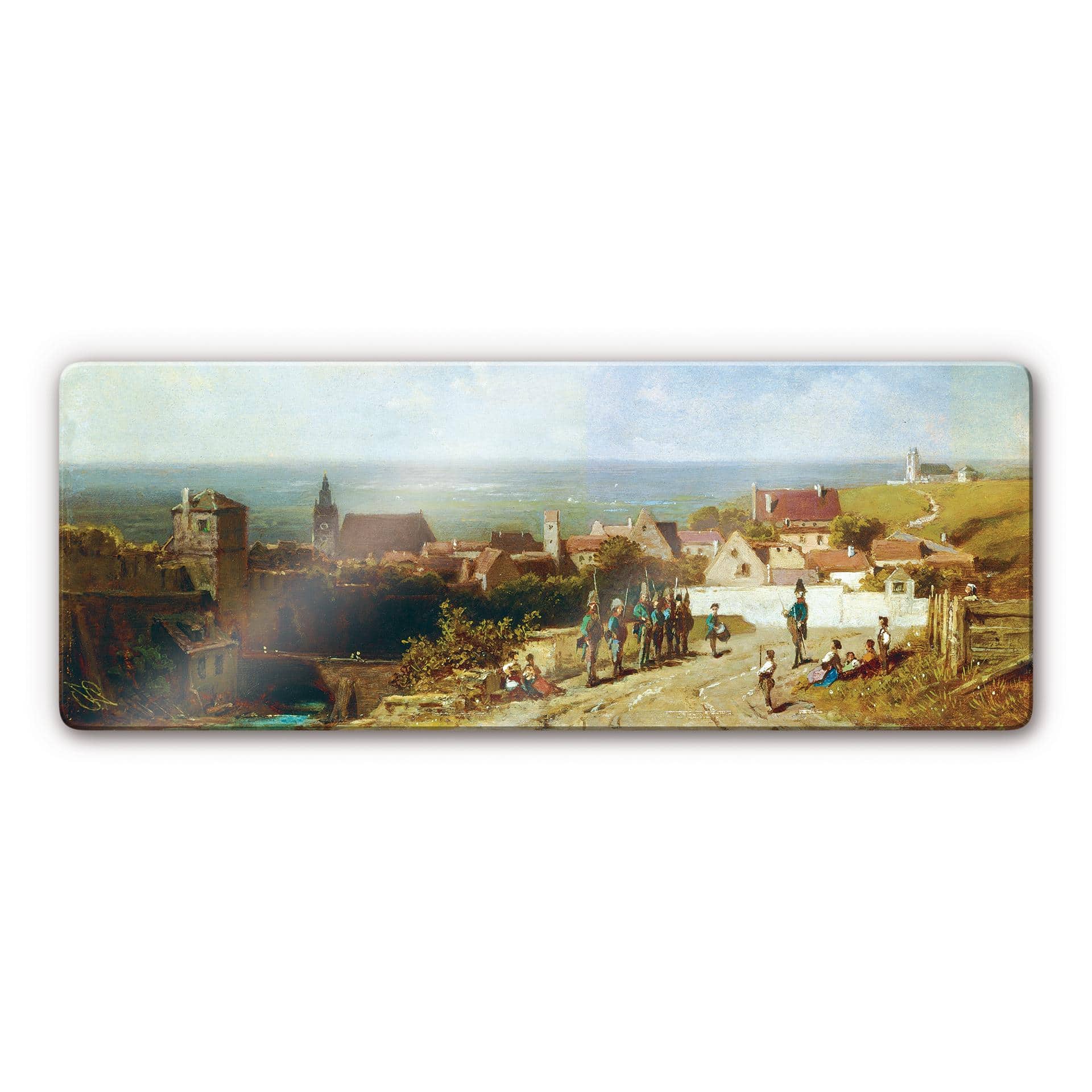 Tableau en verre - Spitzweg - Vieille ville
