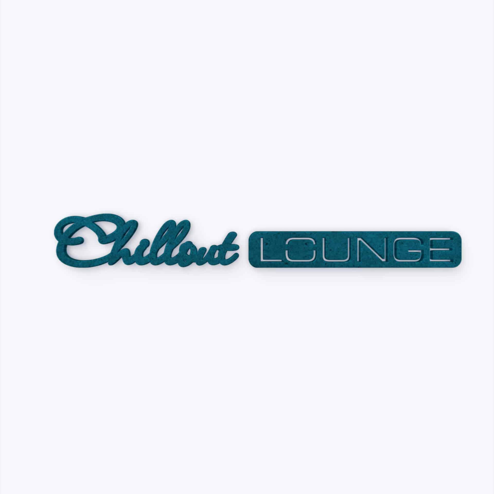 Lettere in legno MDF Chillout Lounge