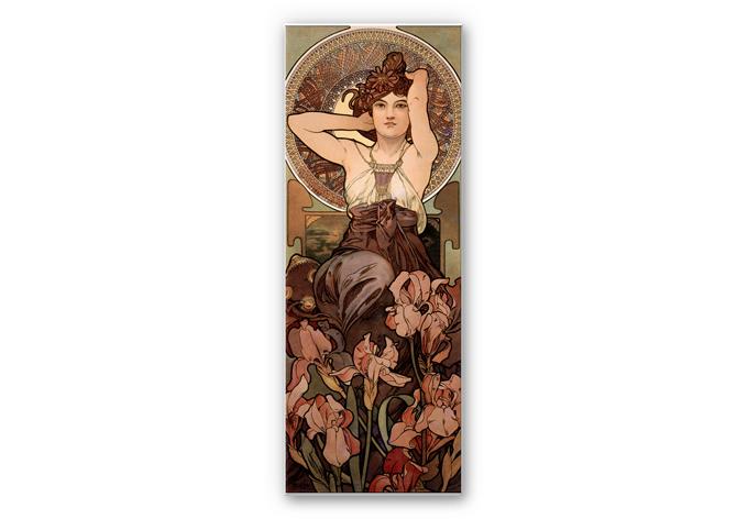 Tableau Forex - Mucha - Pierre précieuses : améthyste