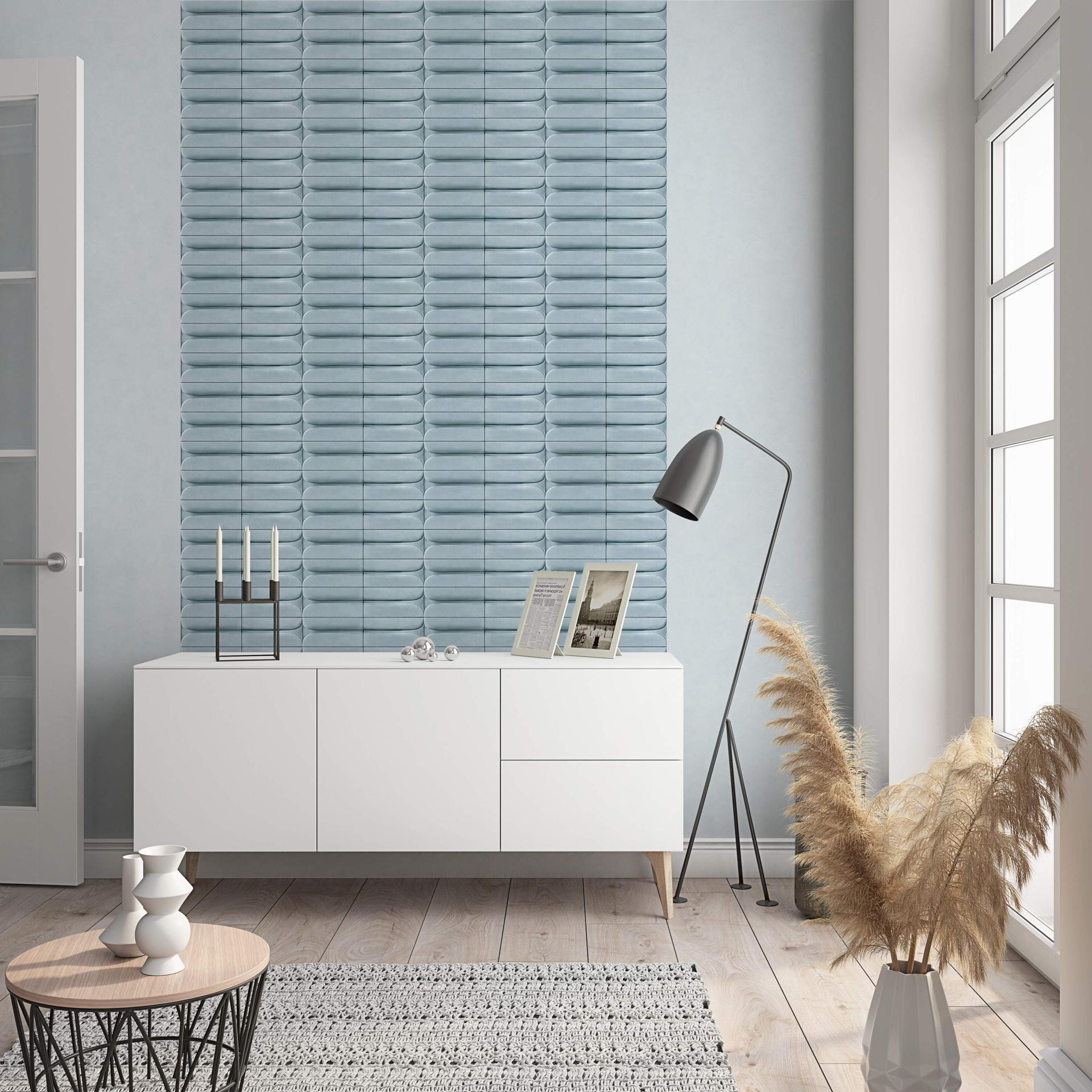 Effen behang, effen vliesbehang Shades Iconic blauw