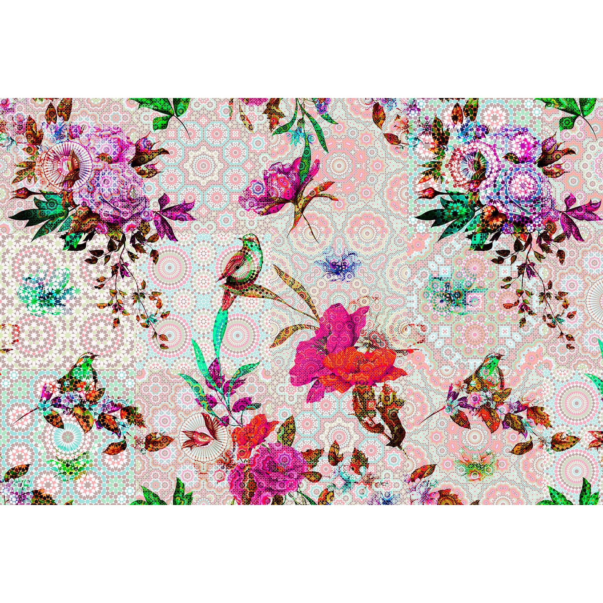Livingwalls Fotobehang Walls by Patel mosaic garden 2