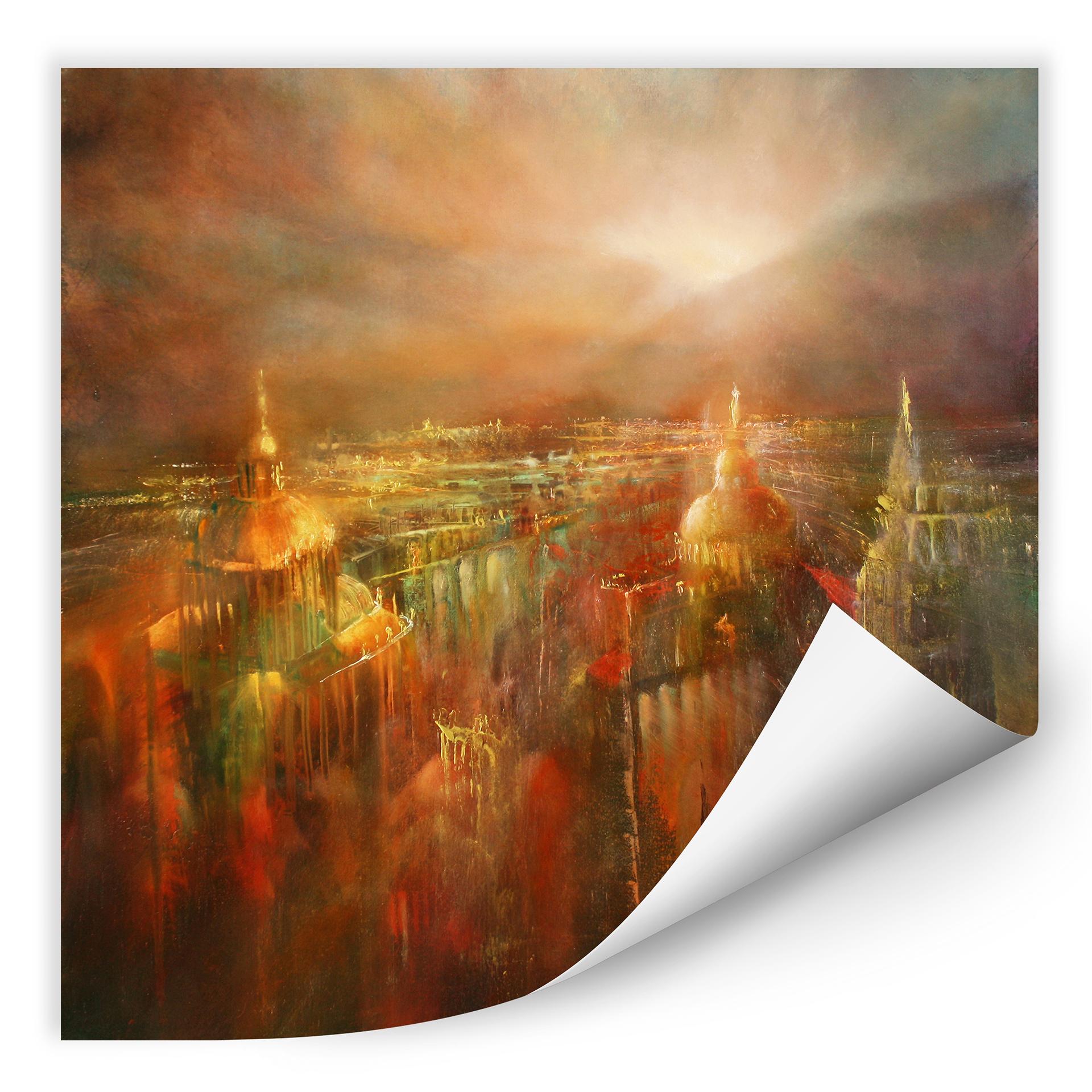 Zelfklevende Poster - Schmucker - City