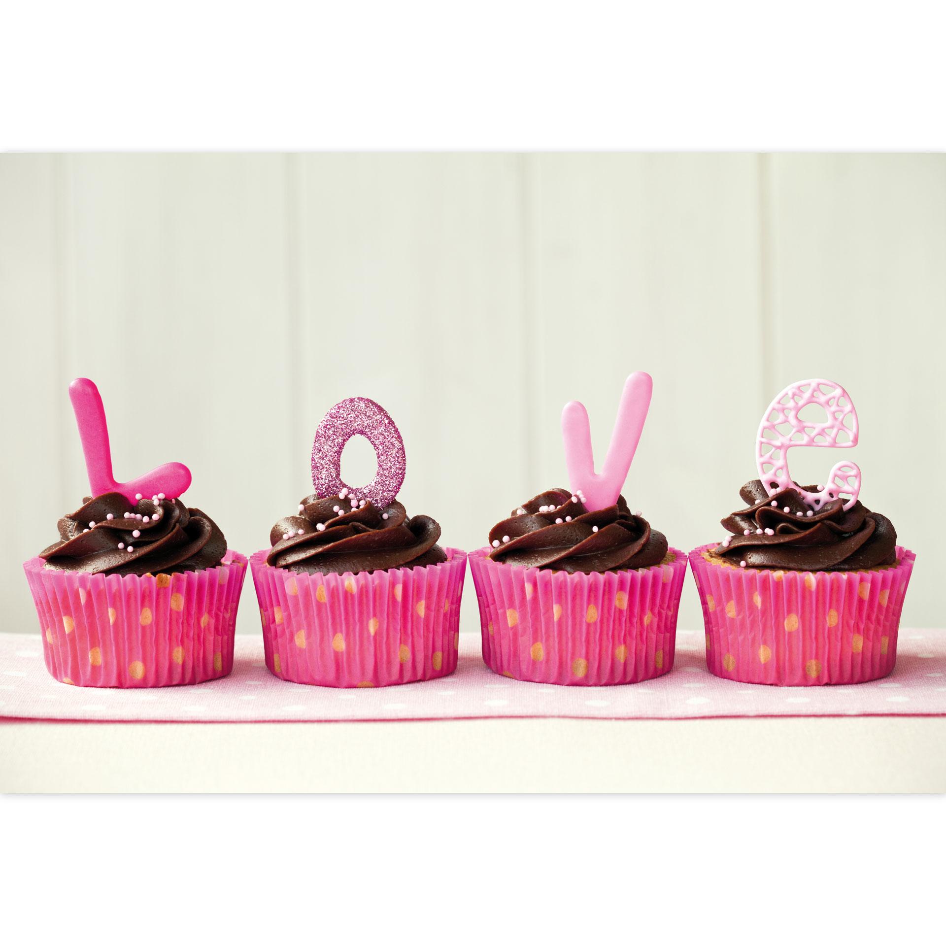 Fotobehang Lovely Cupcakes