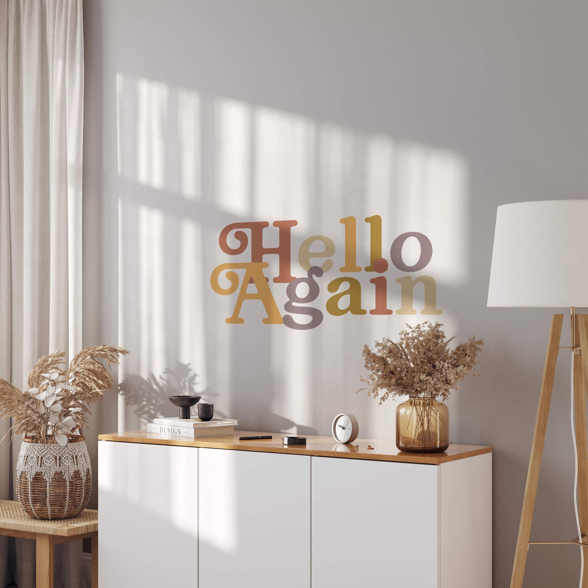 Wallsticker Hello Again
