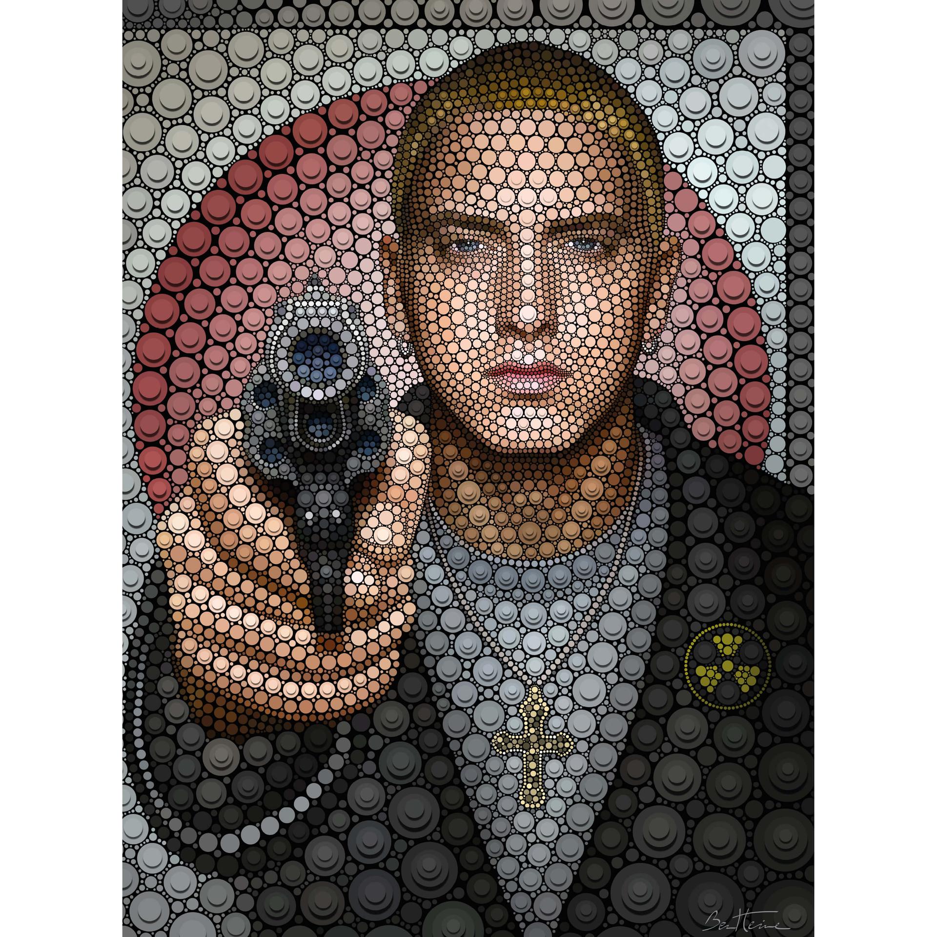 Fotobehang Ben Heine - Circlism: Eminem