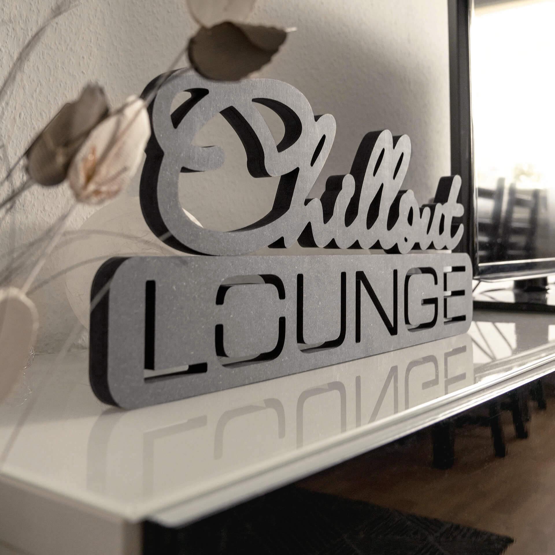 MDF bogstaver - Chillout Lounge