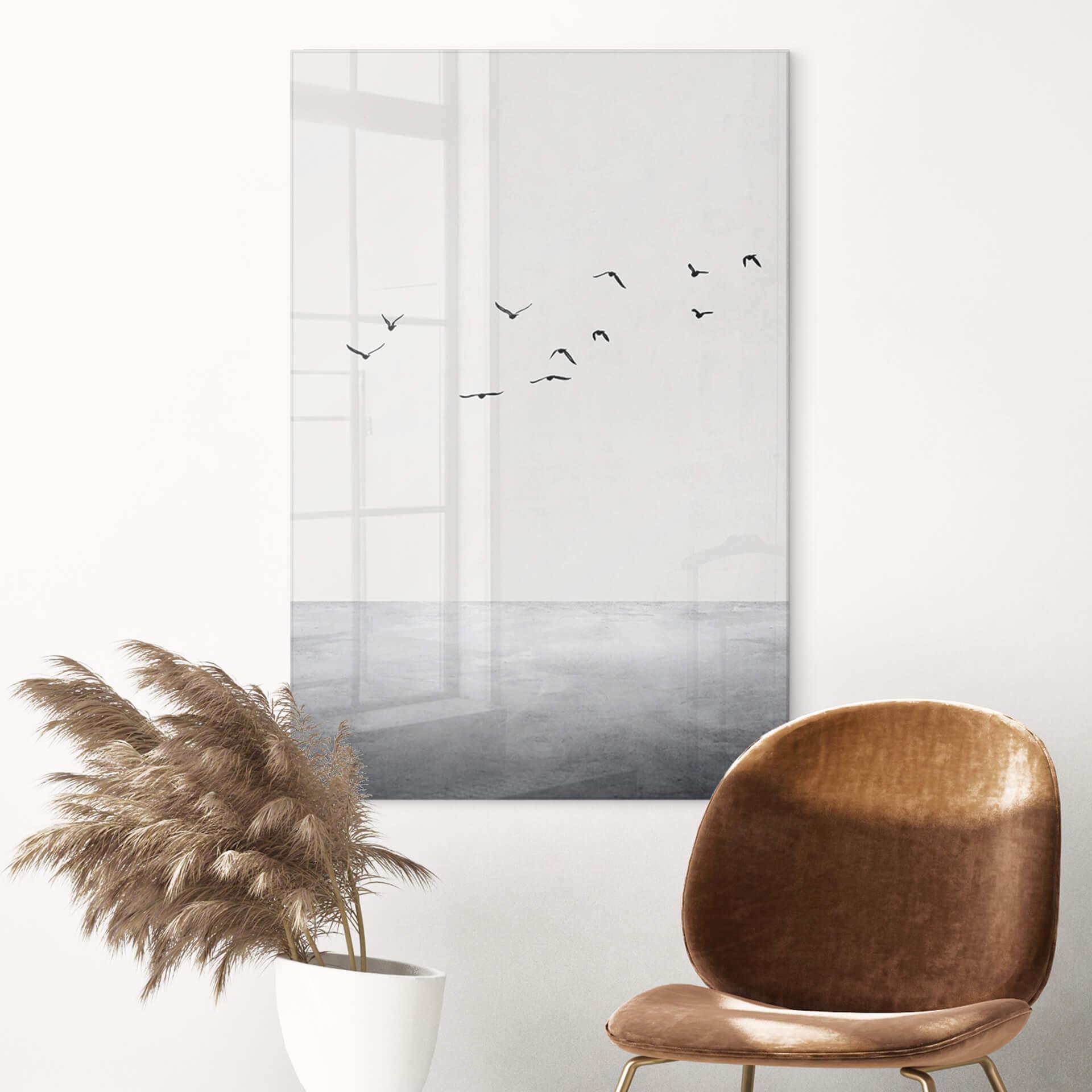 Akrylbillede Kubistika - Open Lake