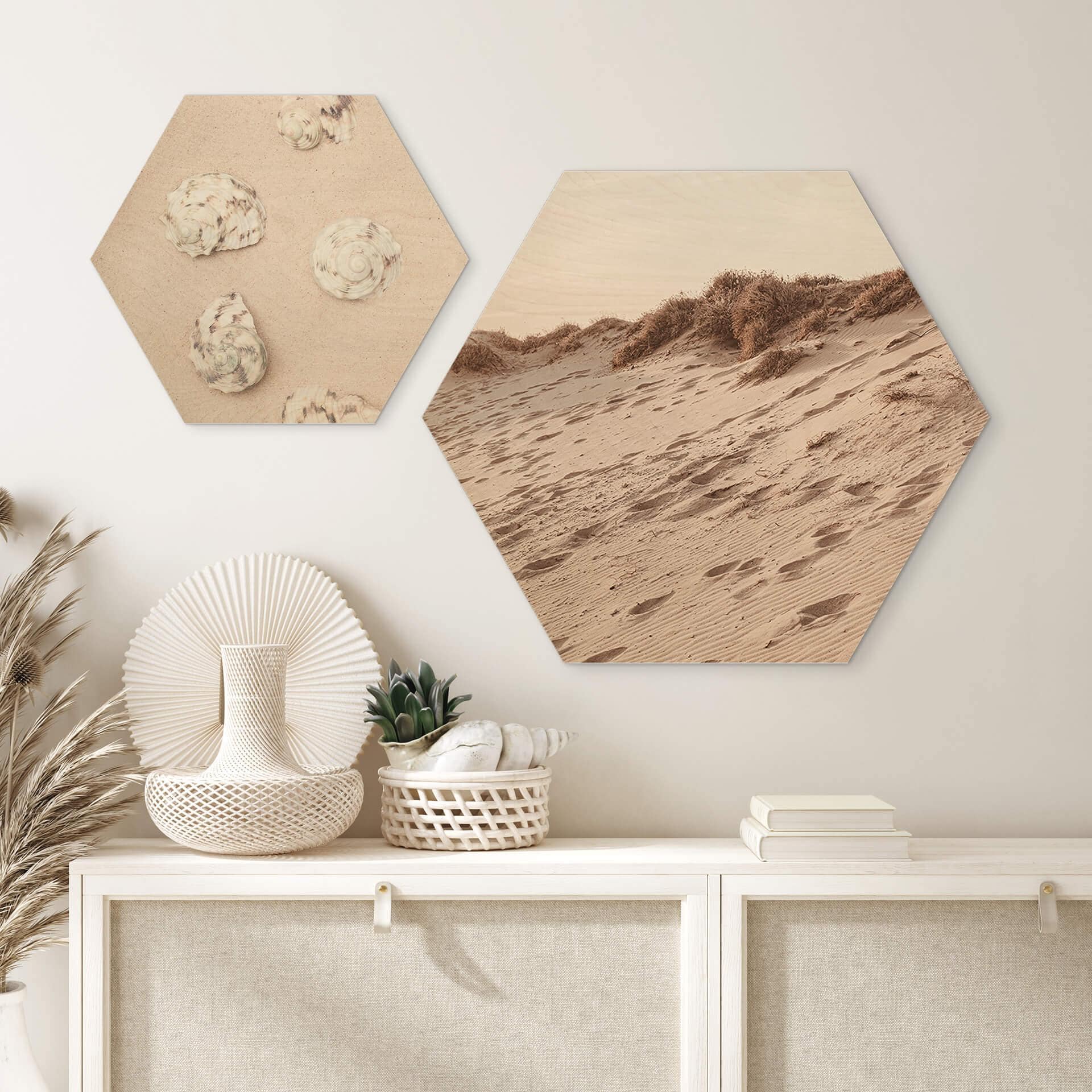 Hexagon Hout 1X Studio - Zandstrand