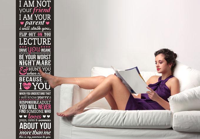 Zelfklevende Poster  I am not your friend…