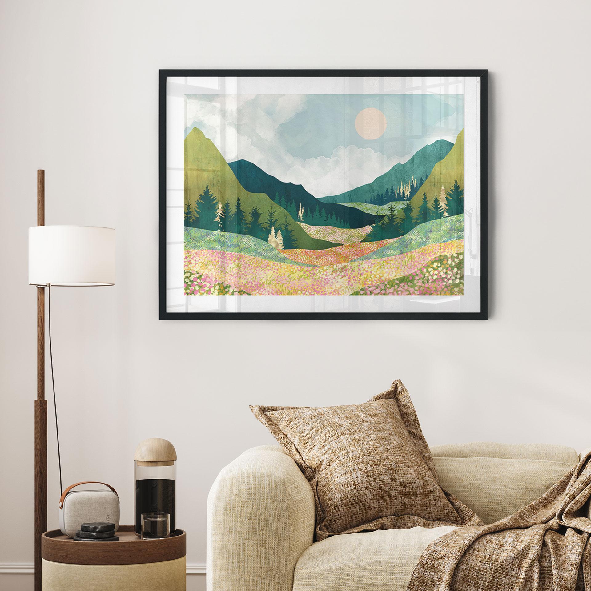 Plakat Farverig forårseng - SpaceFrog Designs