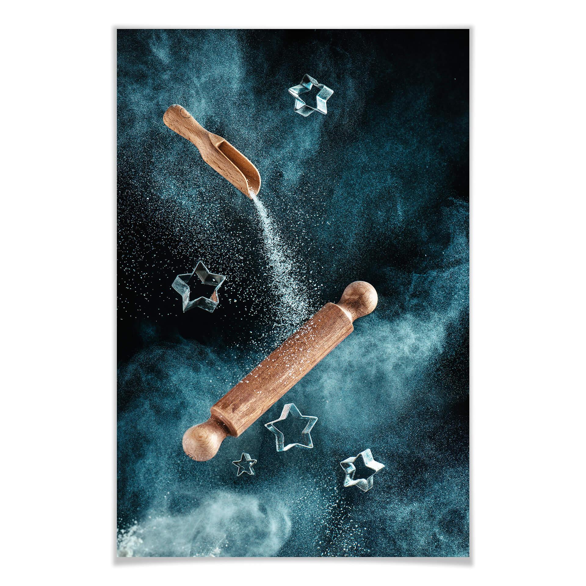 Poster Belenko - Kitchen mess: Star shaped Cookies