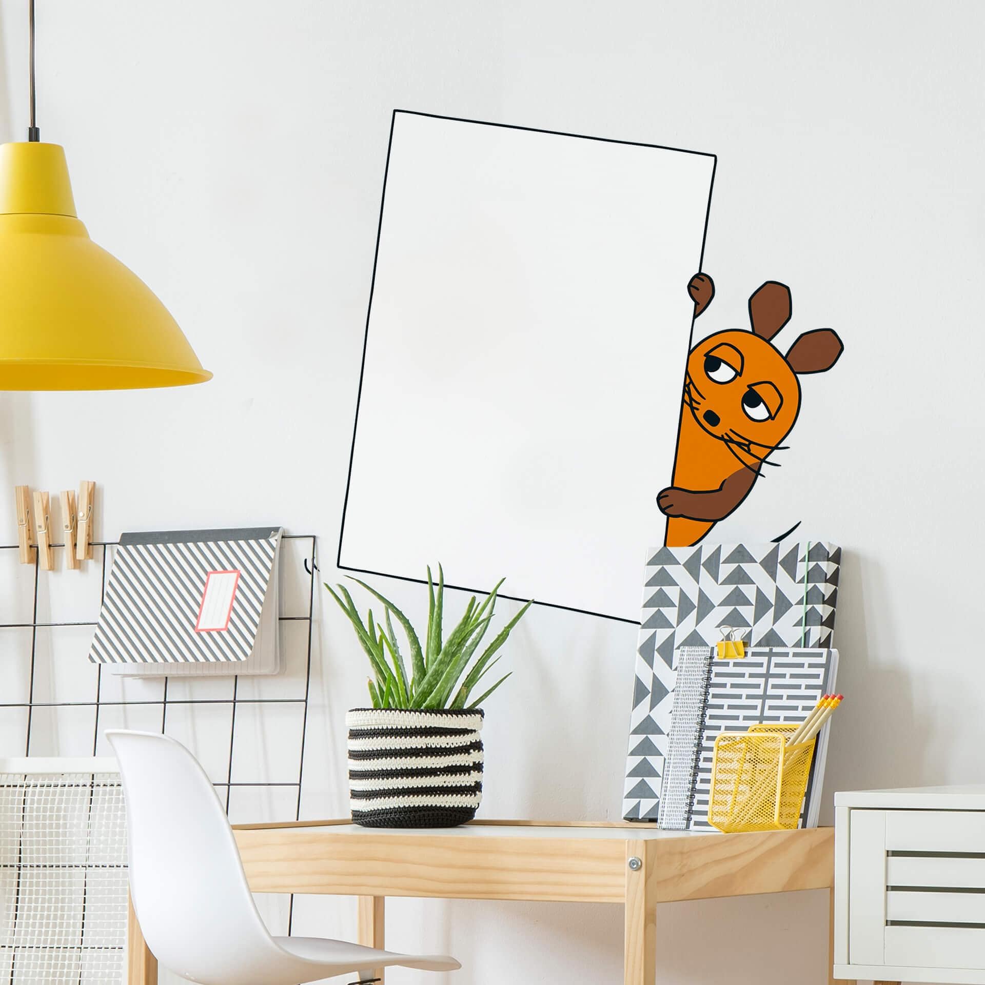 Muursticker De Muis Bord