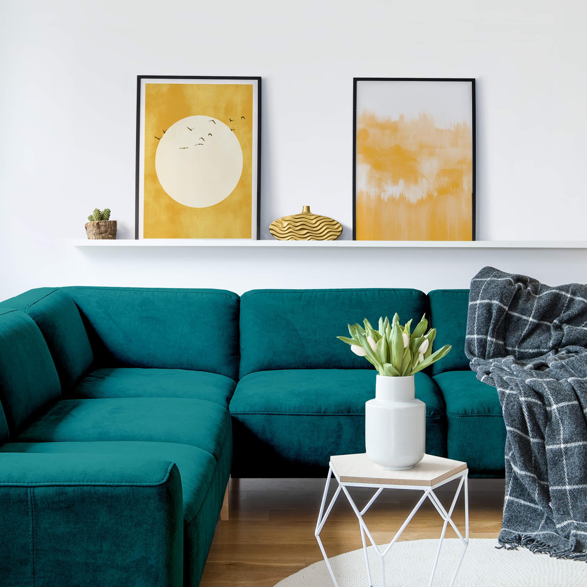 Plakat Nouveauprints - Akvarel penselstrøg