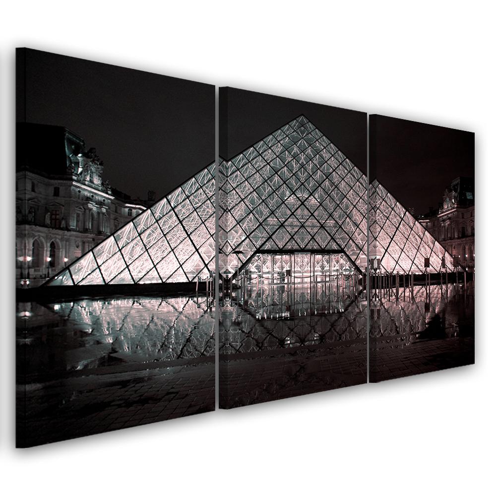 3 stykke lærredstryk, Louvre Paris Frankrig