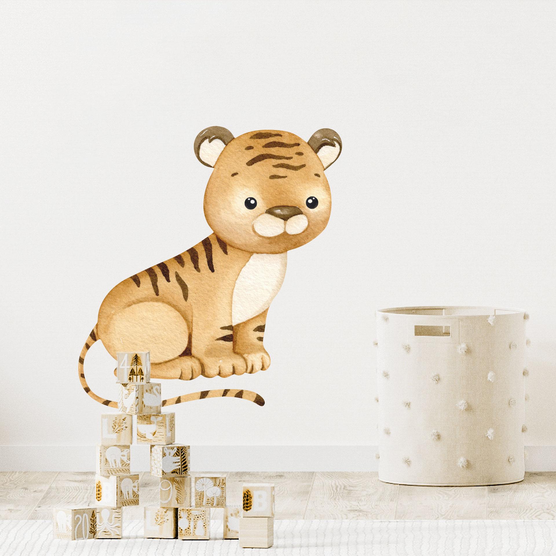 Wallsticker Lille Tiger