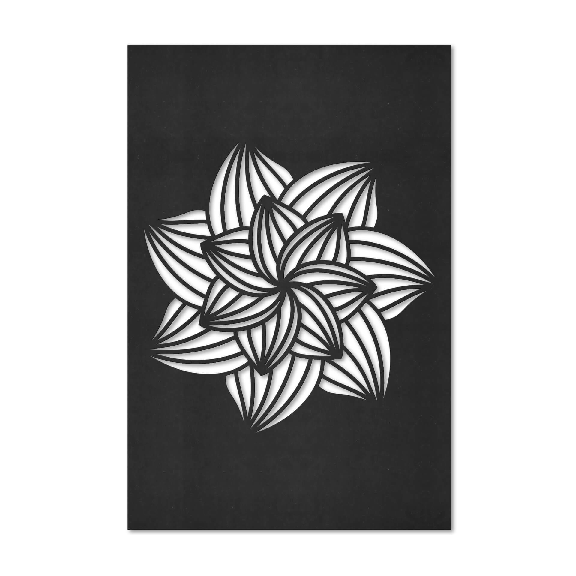 Decoro MDF - Fiore mandala