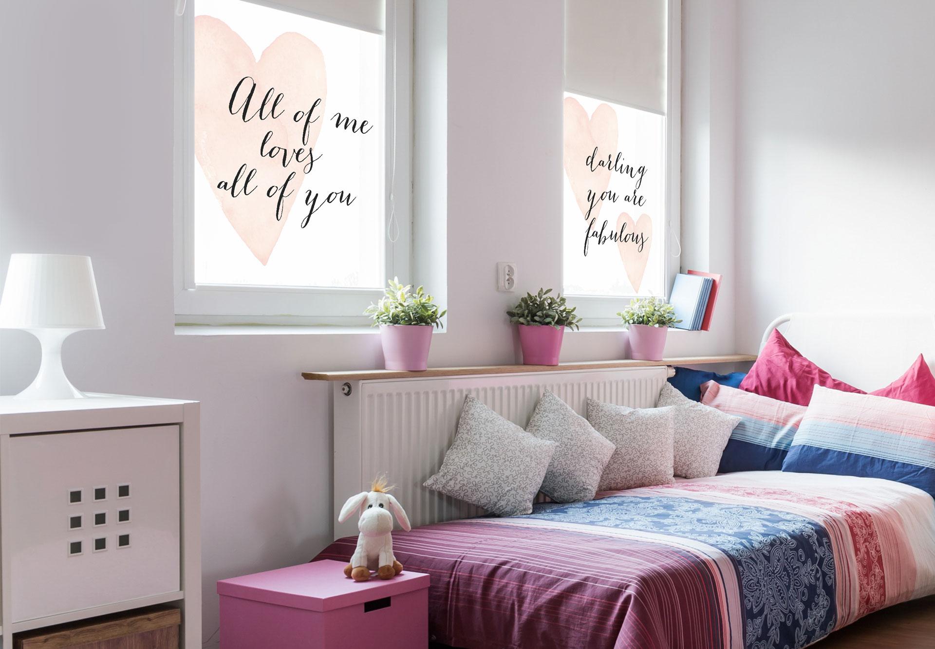 Confetti & Cream privacy film - All of me loves all of you