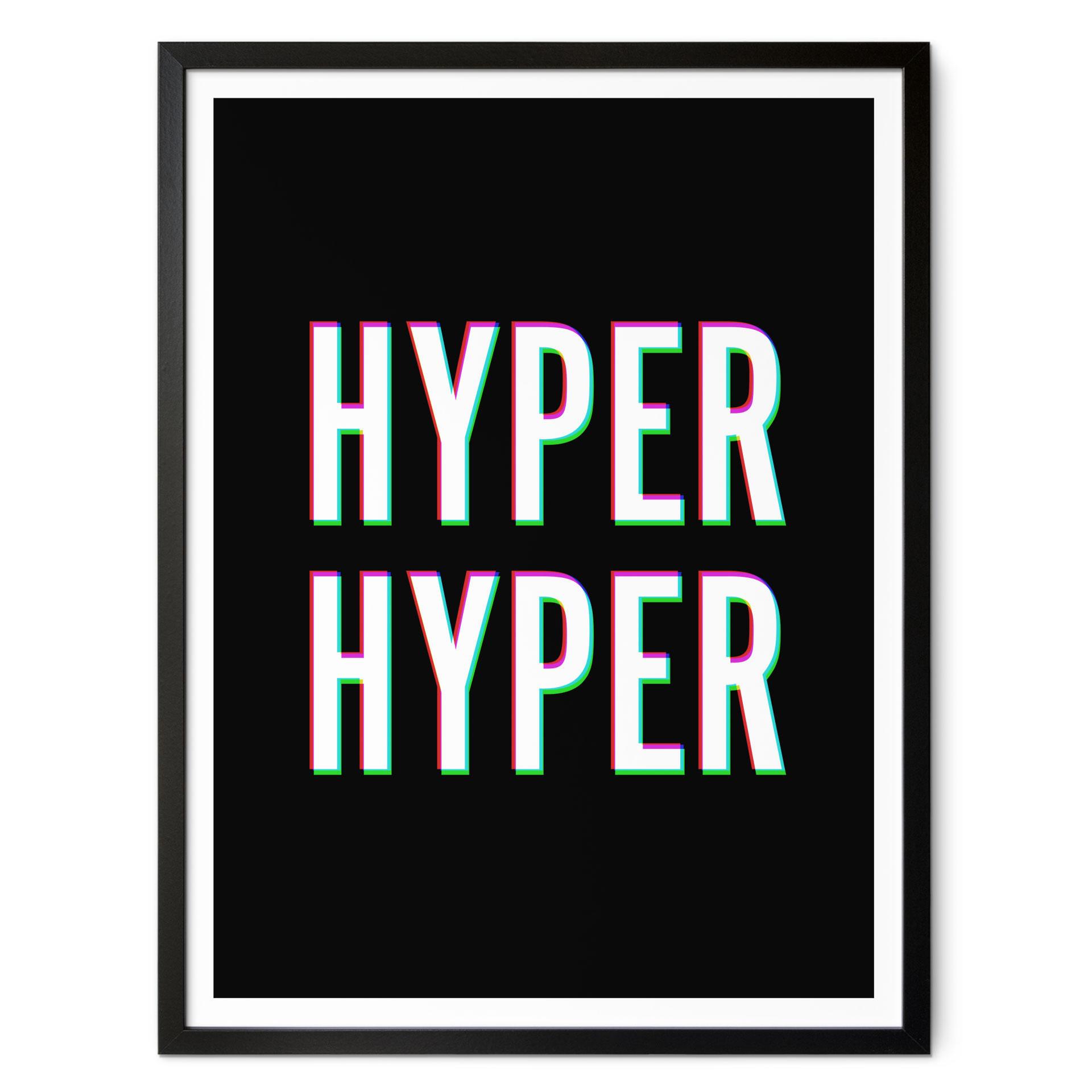 Plakat Hyper Hyper - Glitch Effect