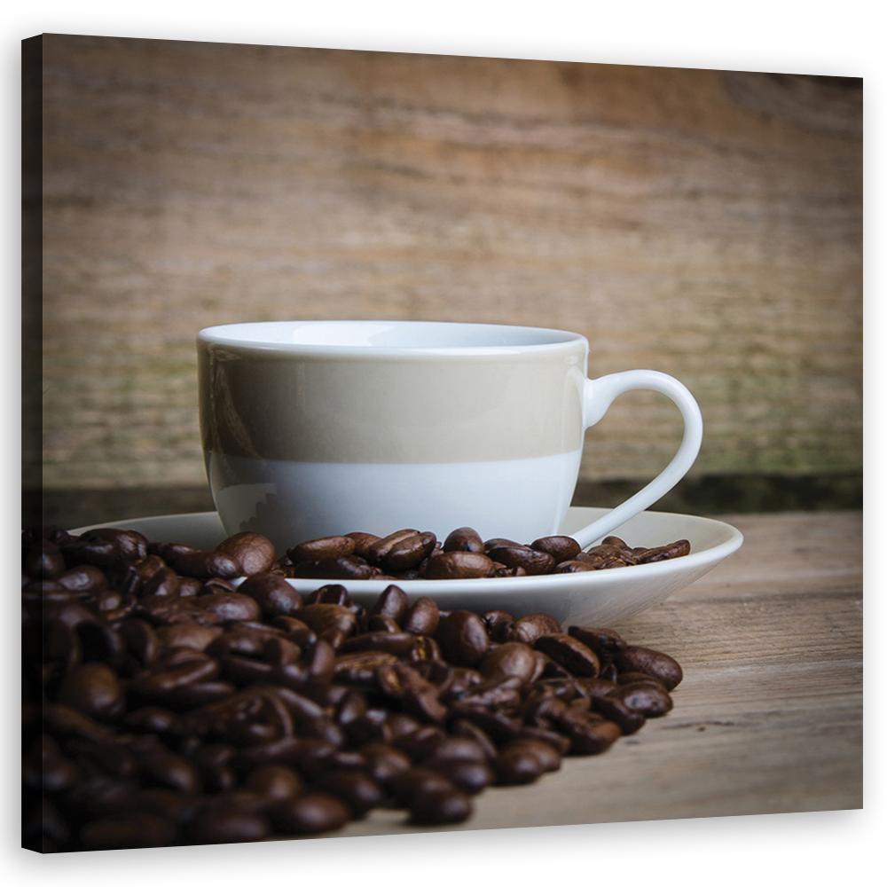 Canvasbillede, kaffekop