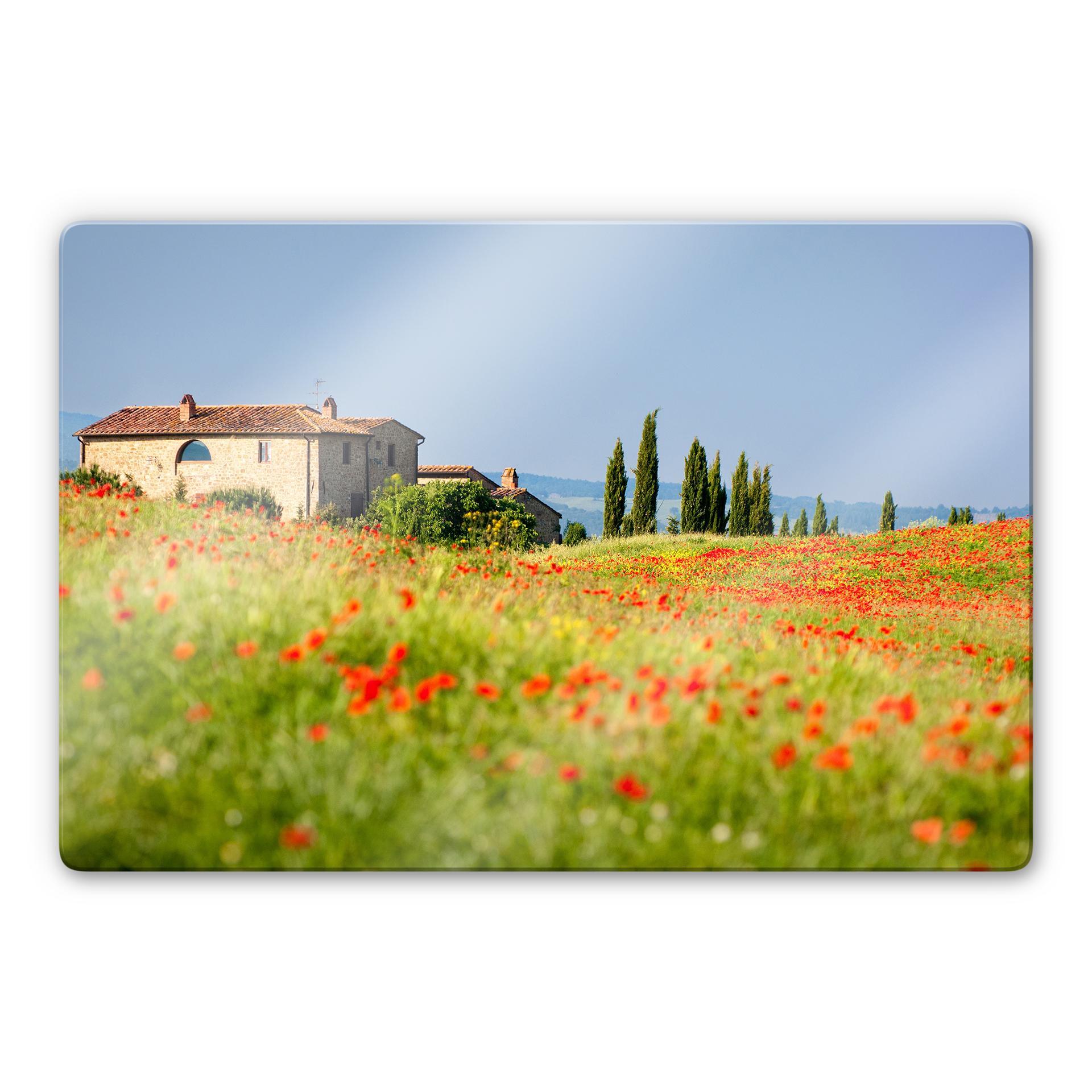 Tableau en verre - Toscane