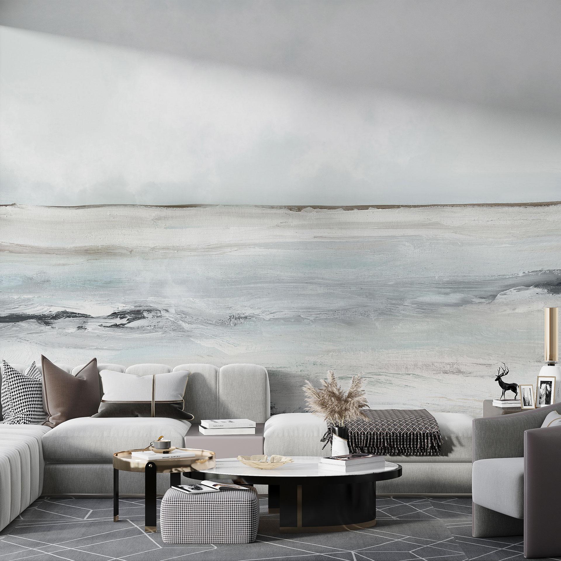 Fototapet Bølger ved Sandy Bay - Hobday