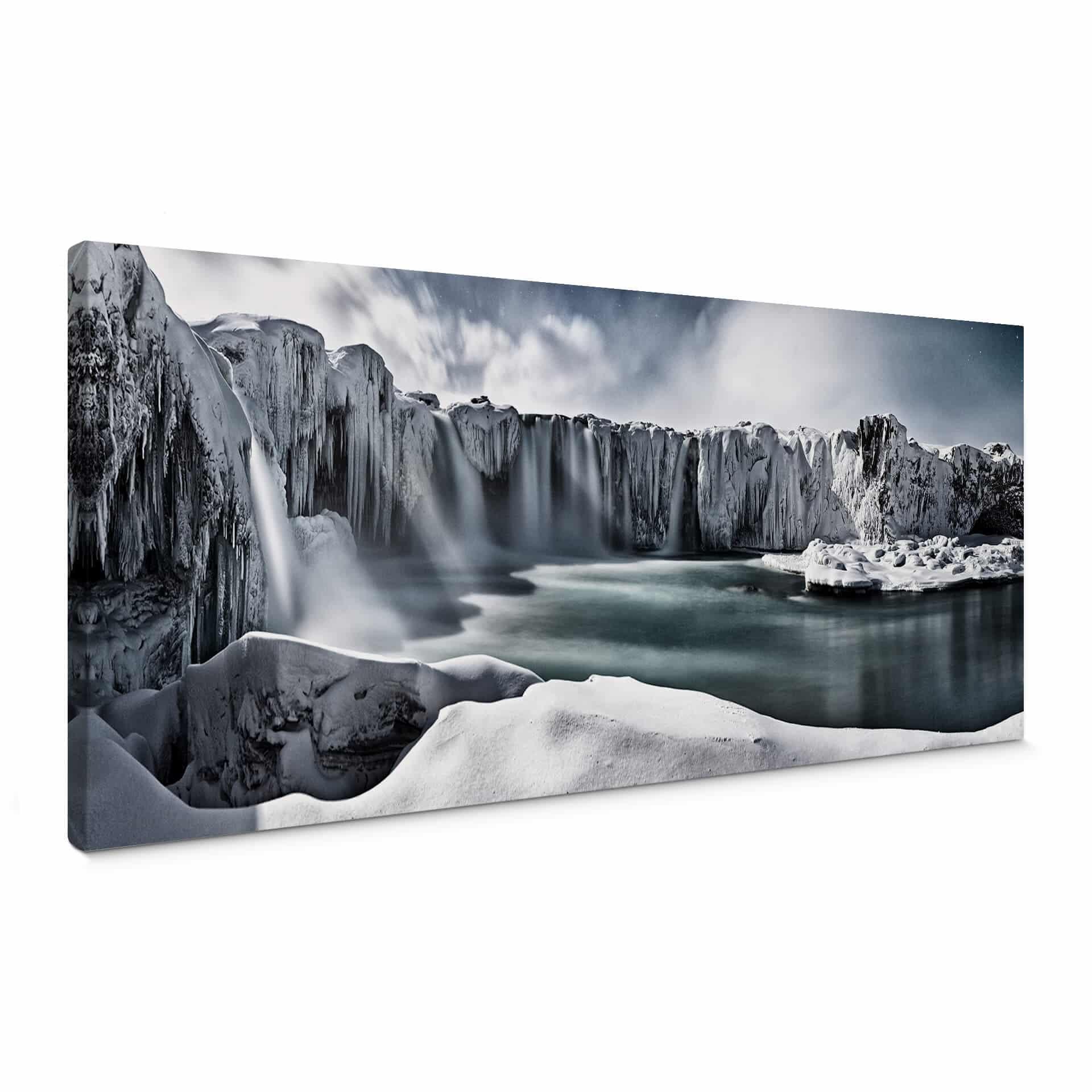 Canvasbillede - Scherbina - Waterfall - Panorama