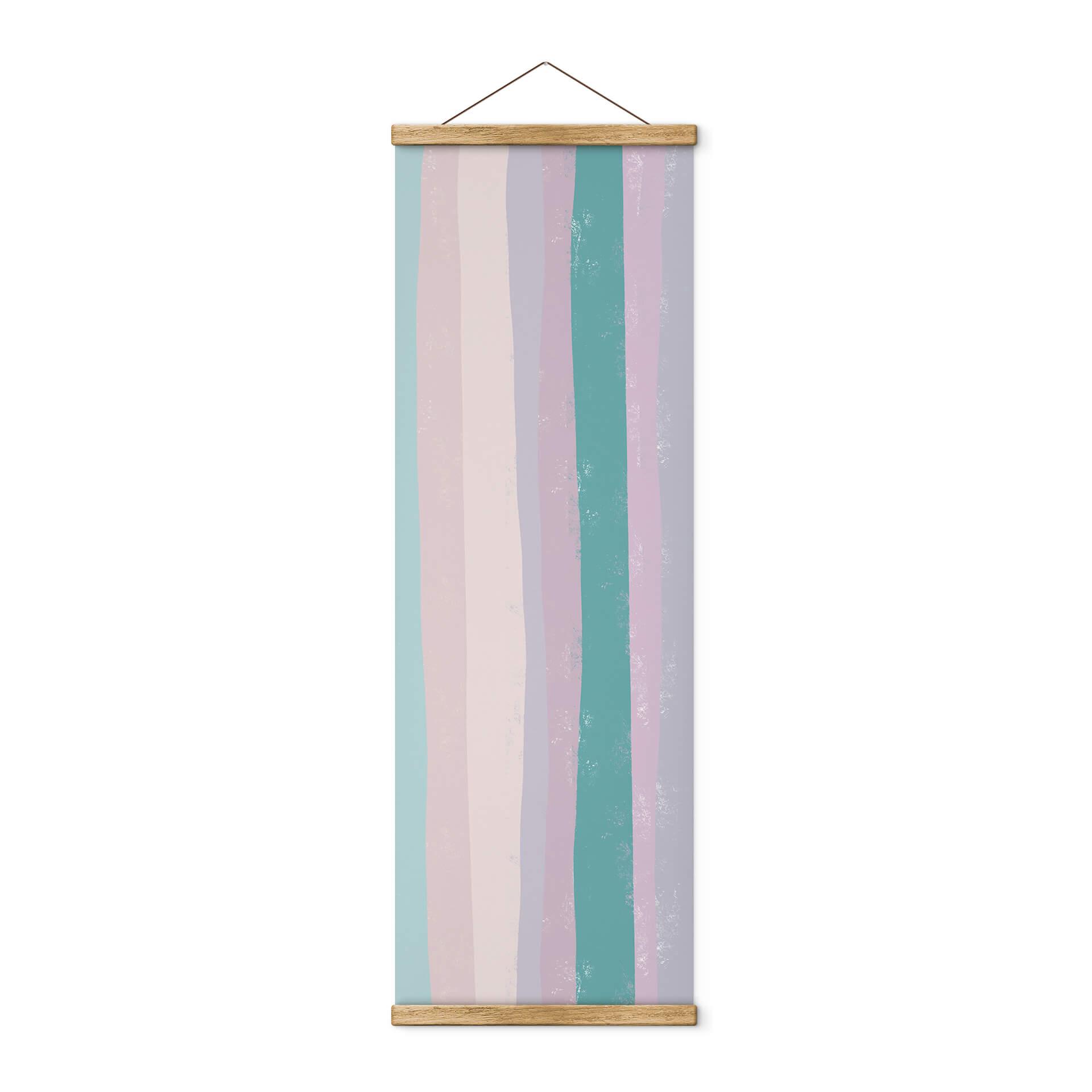 Tekstil plakat Uplusmestudio - Coloured Stripes