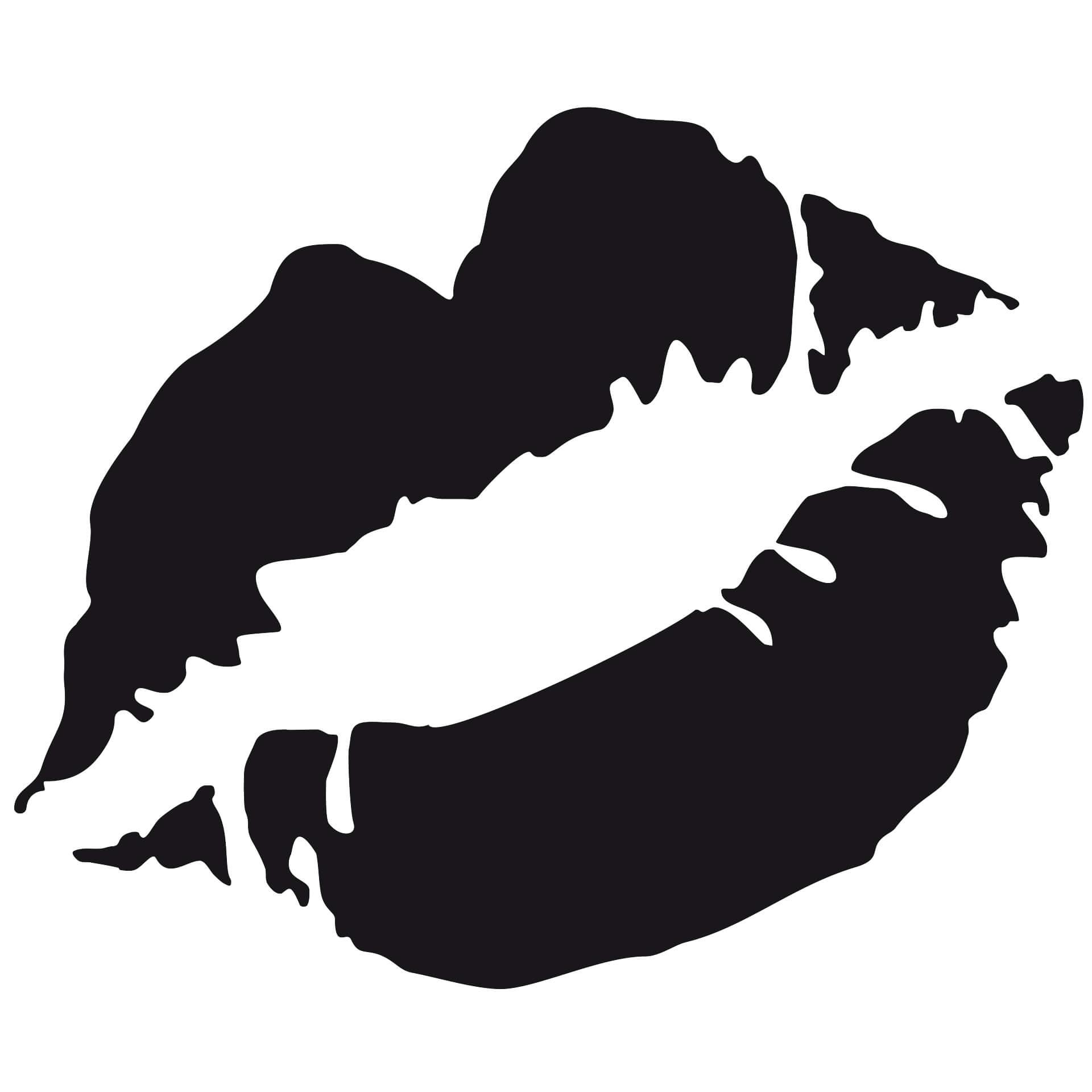 Wandtattoo Lips