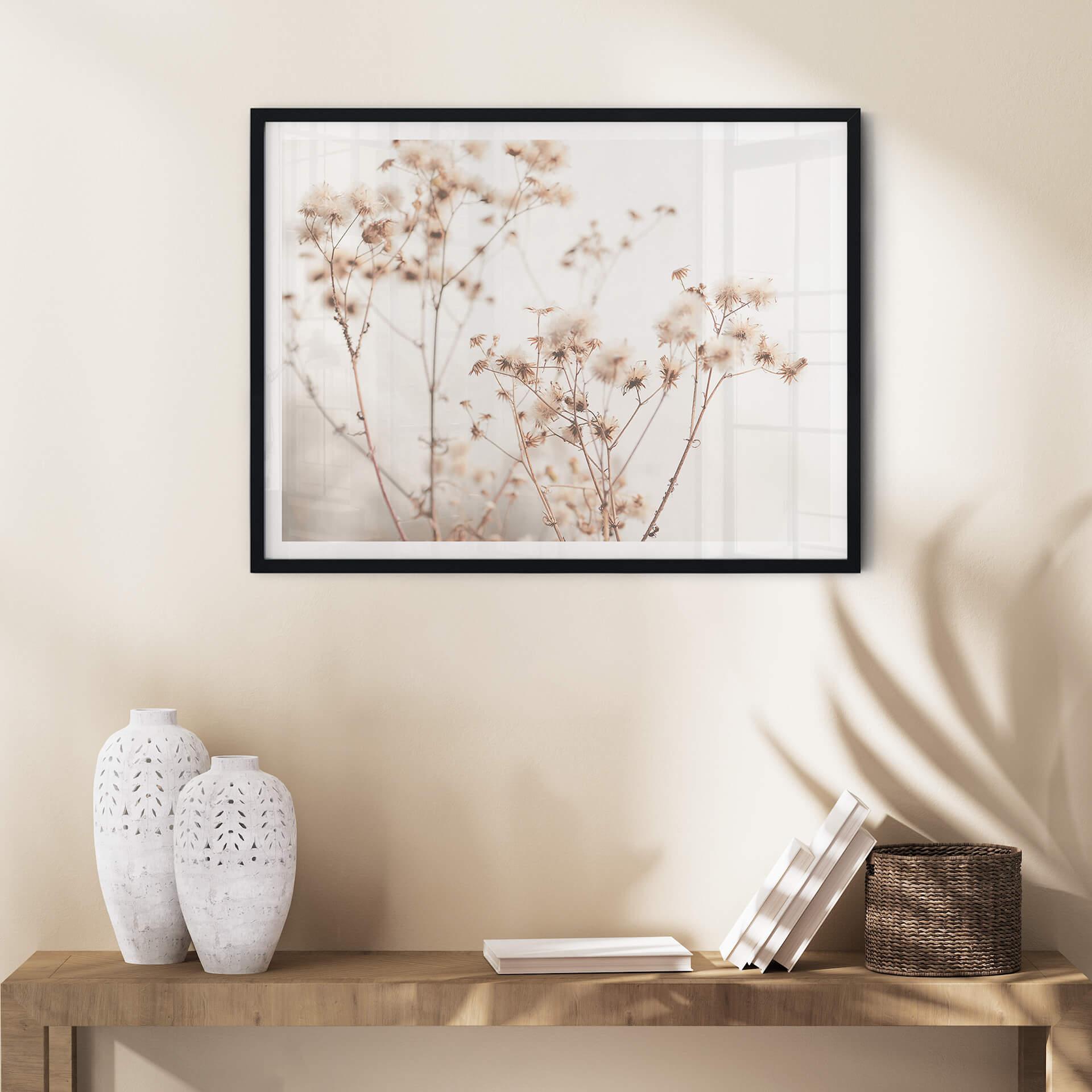 Plakat w pastelowych kolorach
