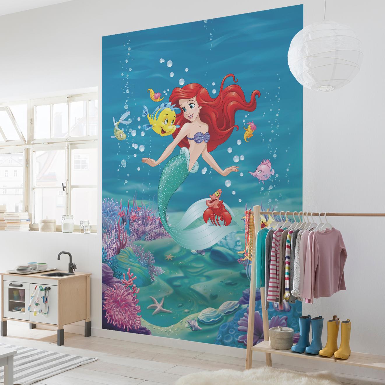 Fototapet Disney - Ariel synger