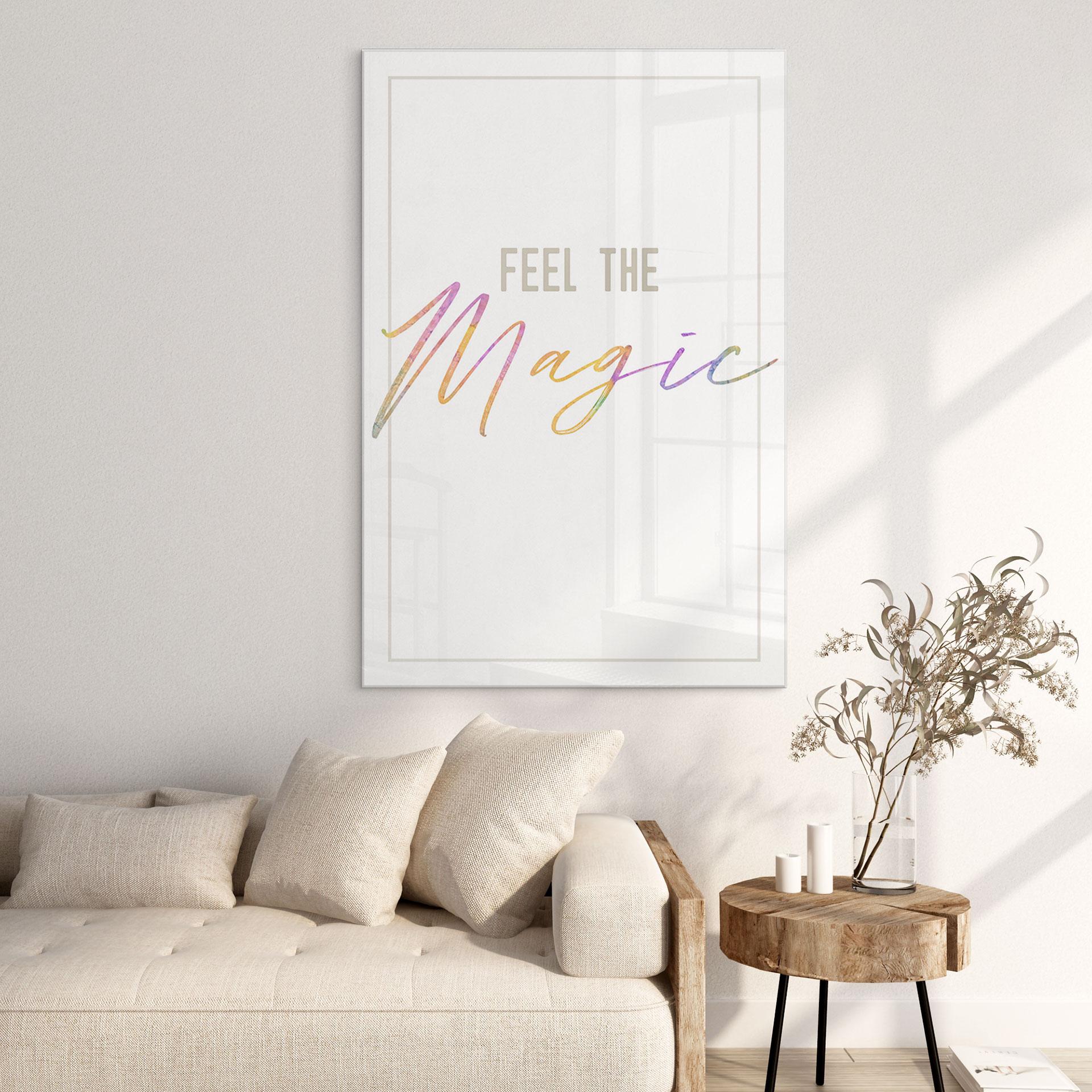 Acrylglasbild Feel the magic