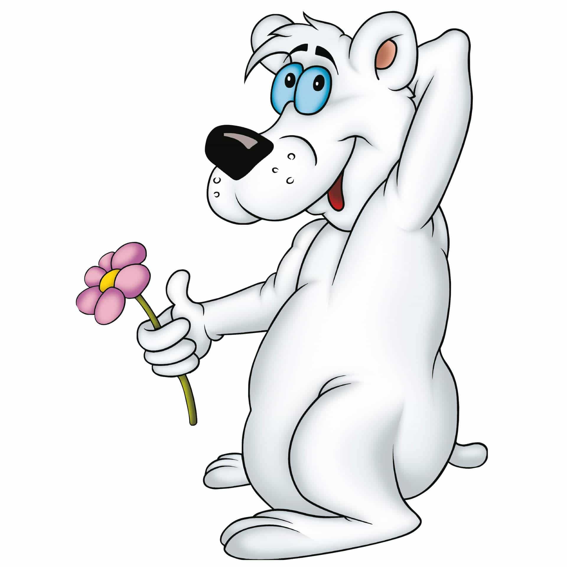 Wallsticker Vild Isbjørn