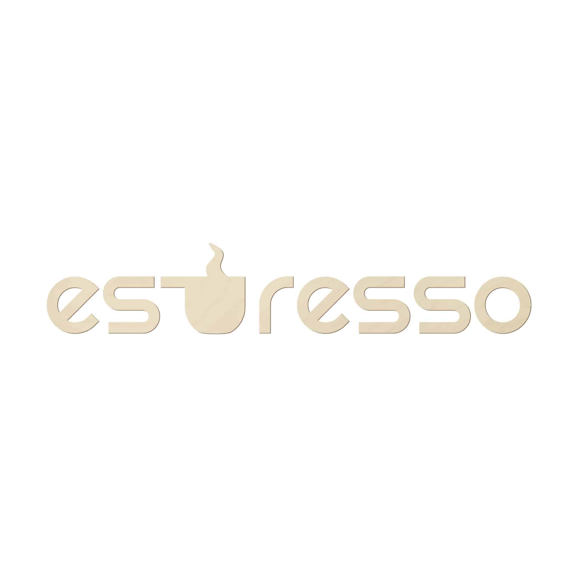 Lettere di legno Espresso
