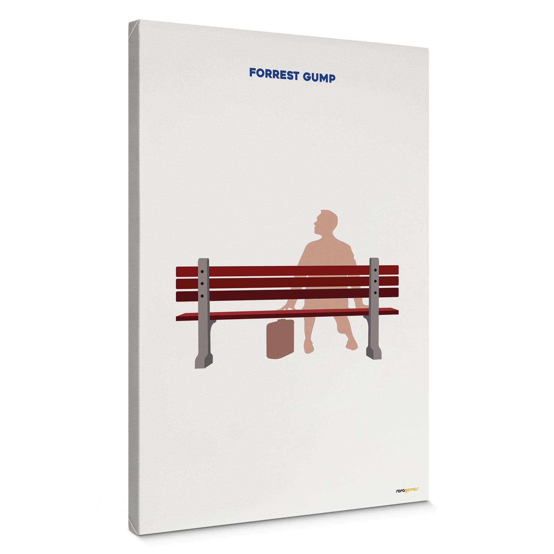 Lærredsprint - Inspireret af filmen "Forrest Gump" - Gomes