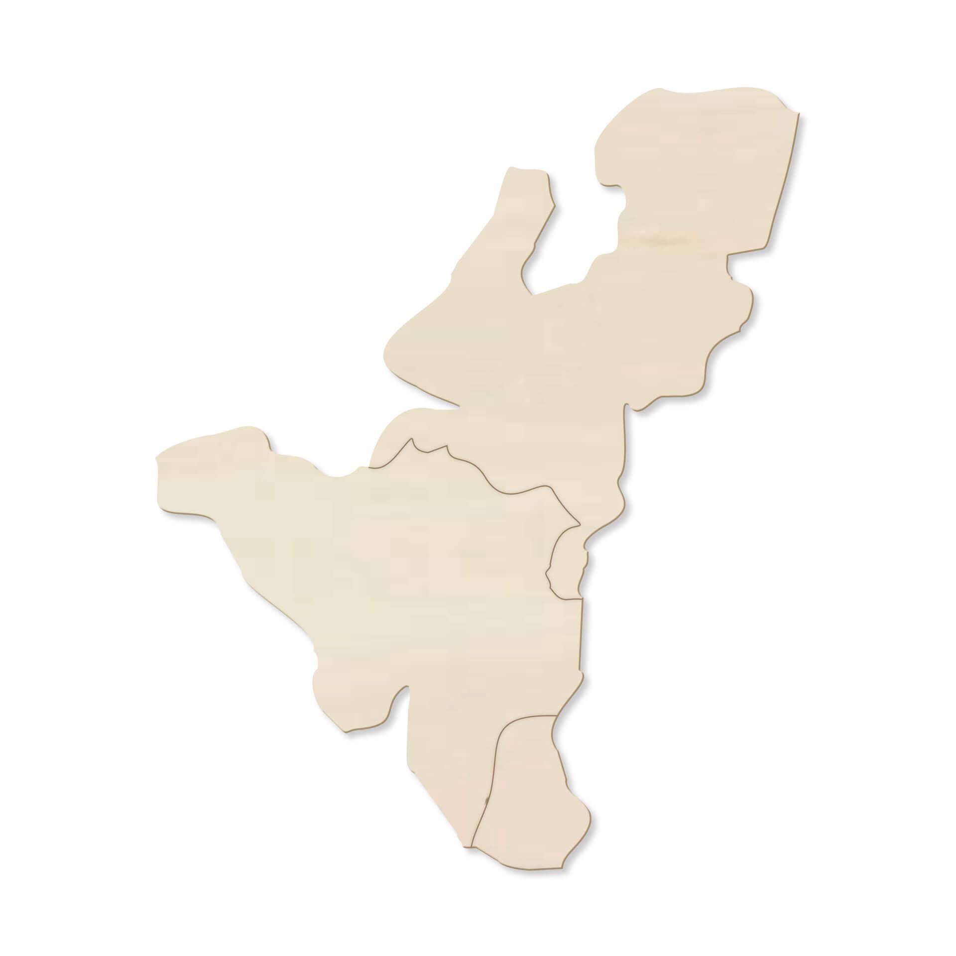 Decoro in legno - Benelux - pioppo