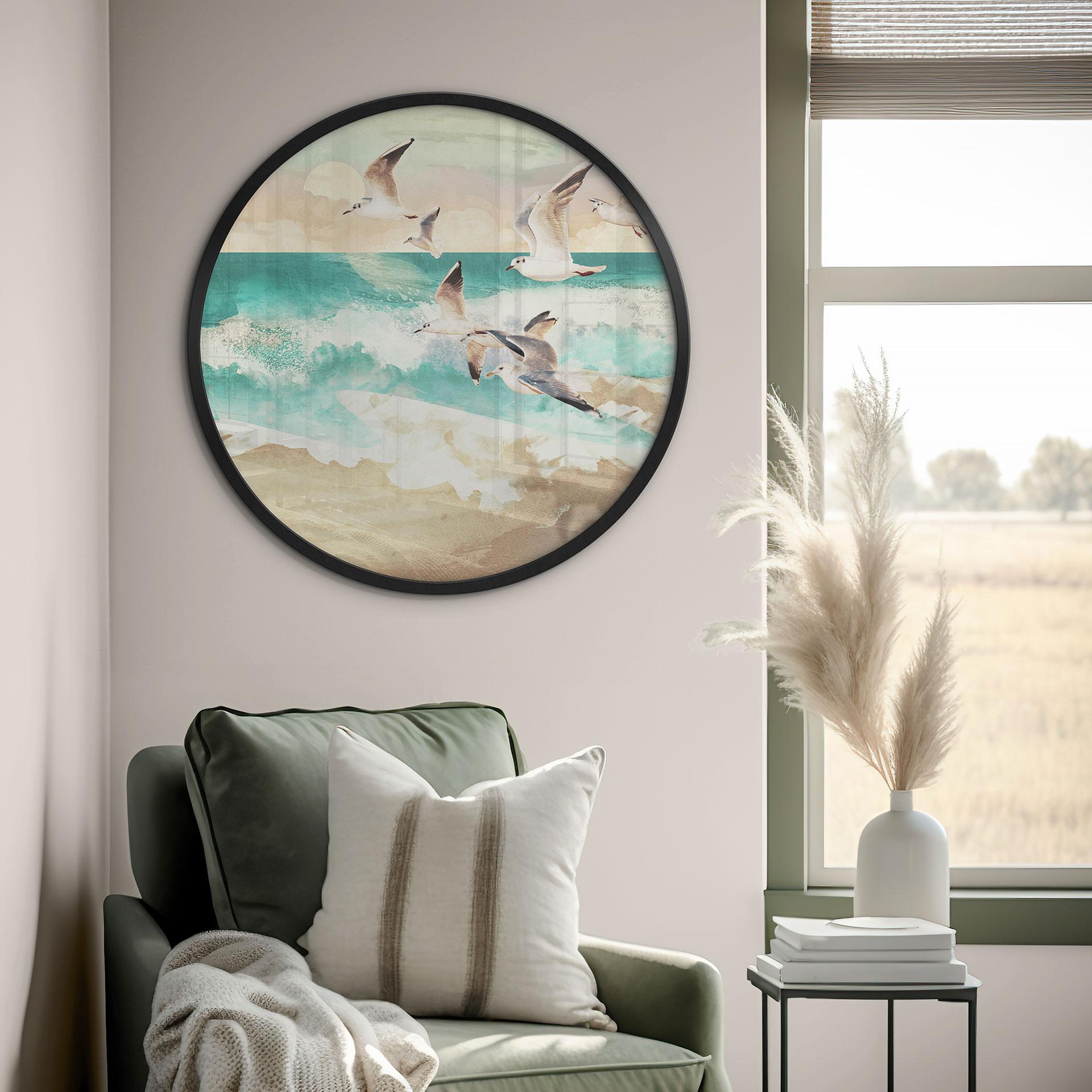 Plakat Måger på stranden - SpaceFrog Designs
