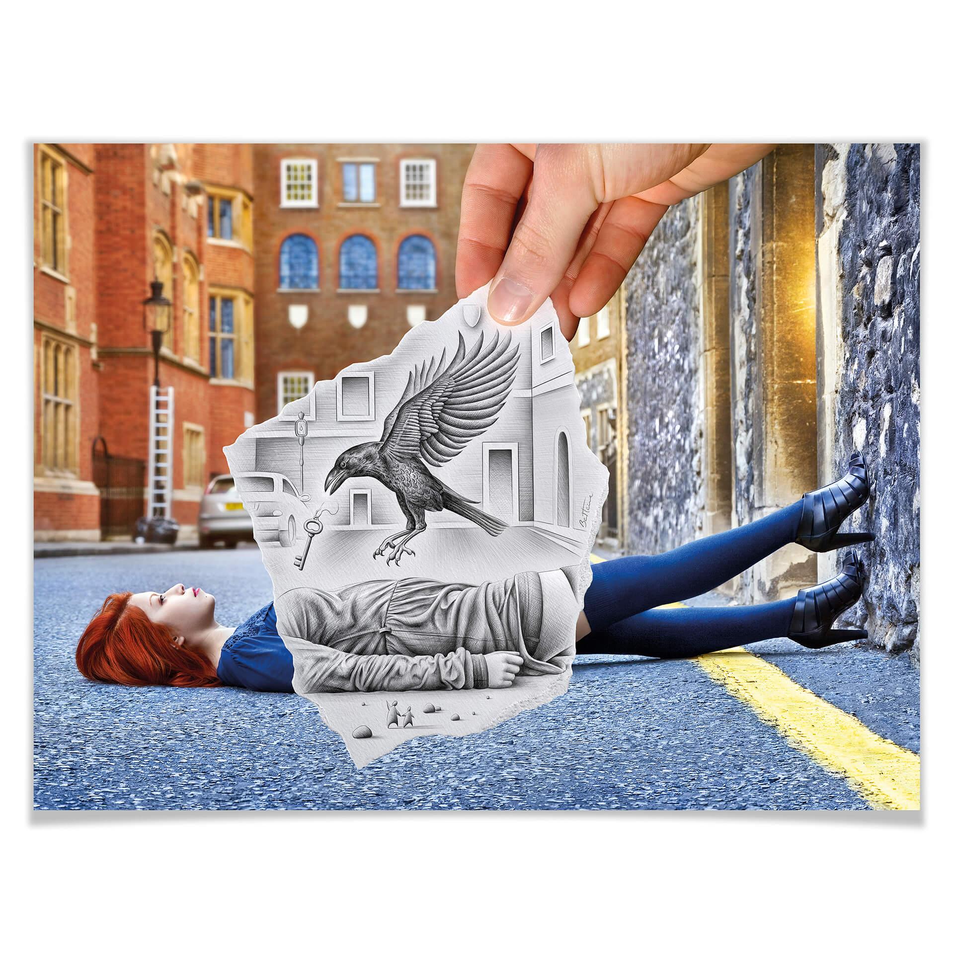Plakat Heine - Pióro kontra aparat - Orzeł