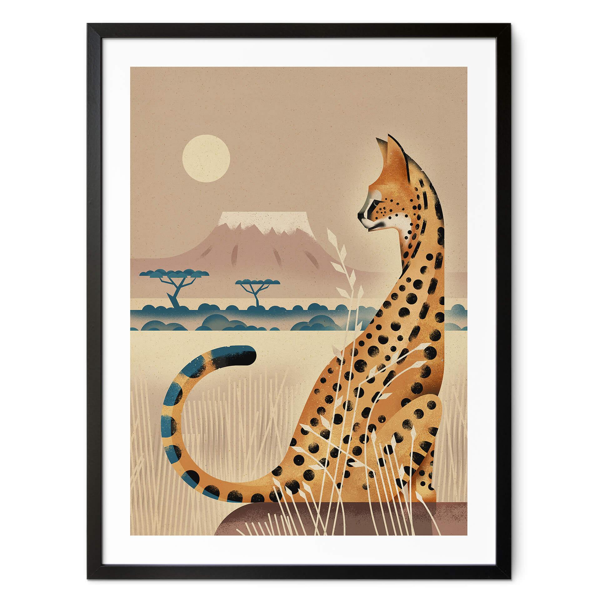Plakat Serval - Braun