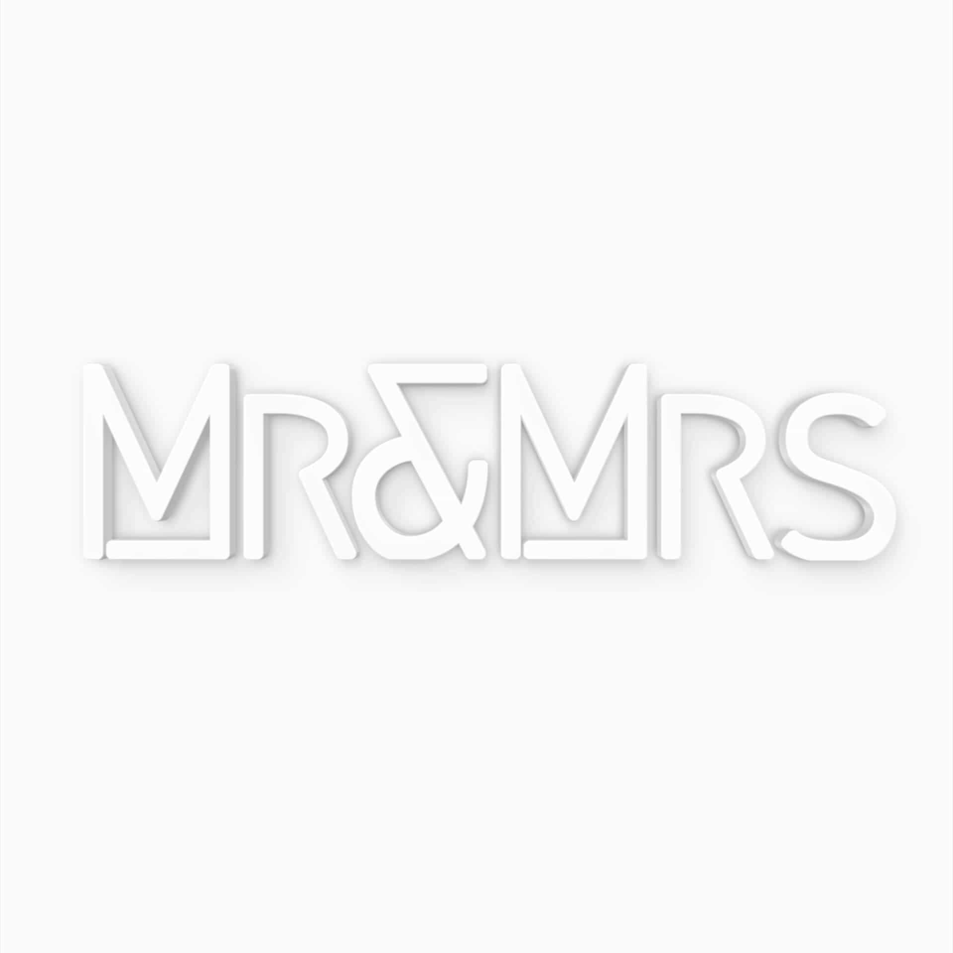 3D Mr & Mrs -Moderne-