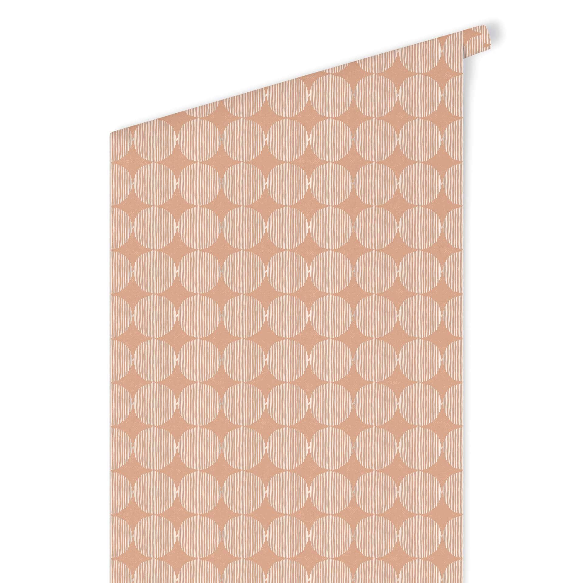 Patroonbehang – Abstracte Cirkels 02 – oranje