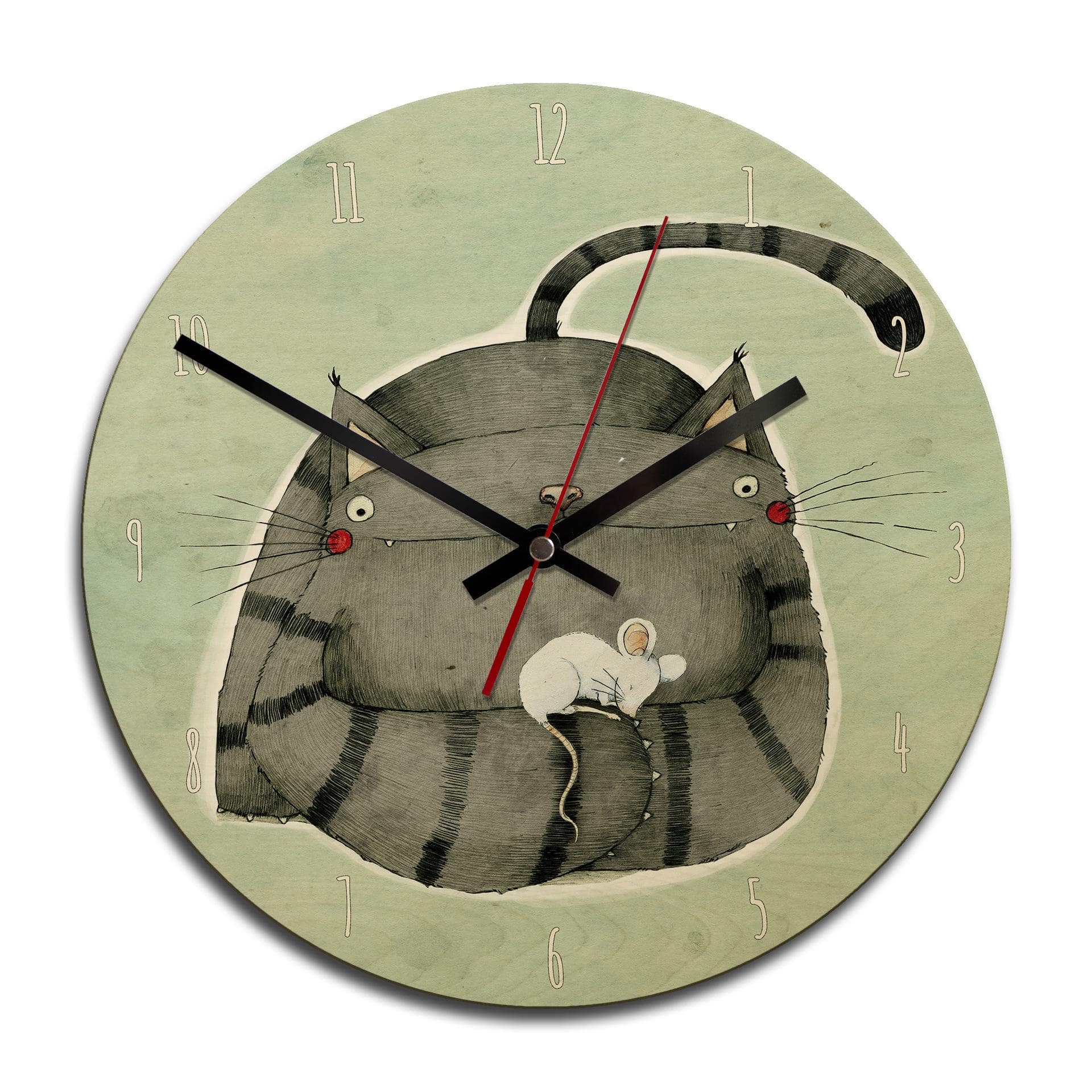 Horloge murale en bois - Loske - Amis