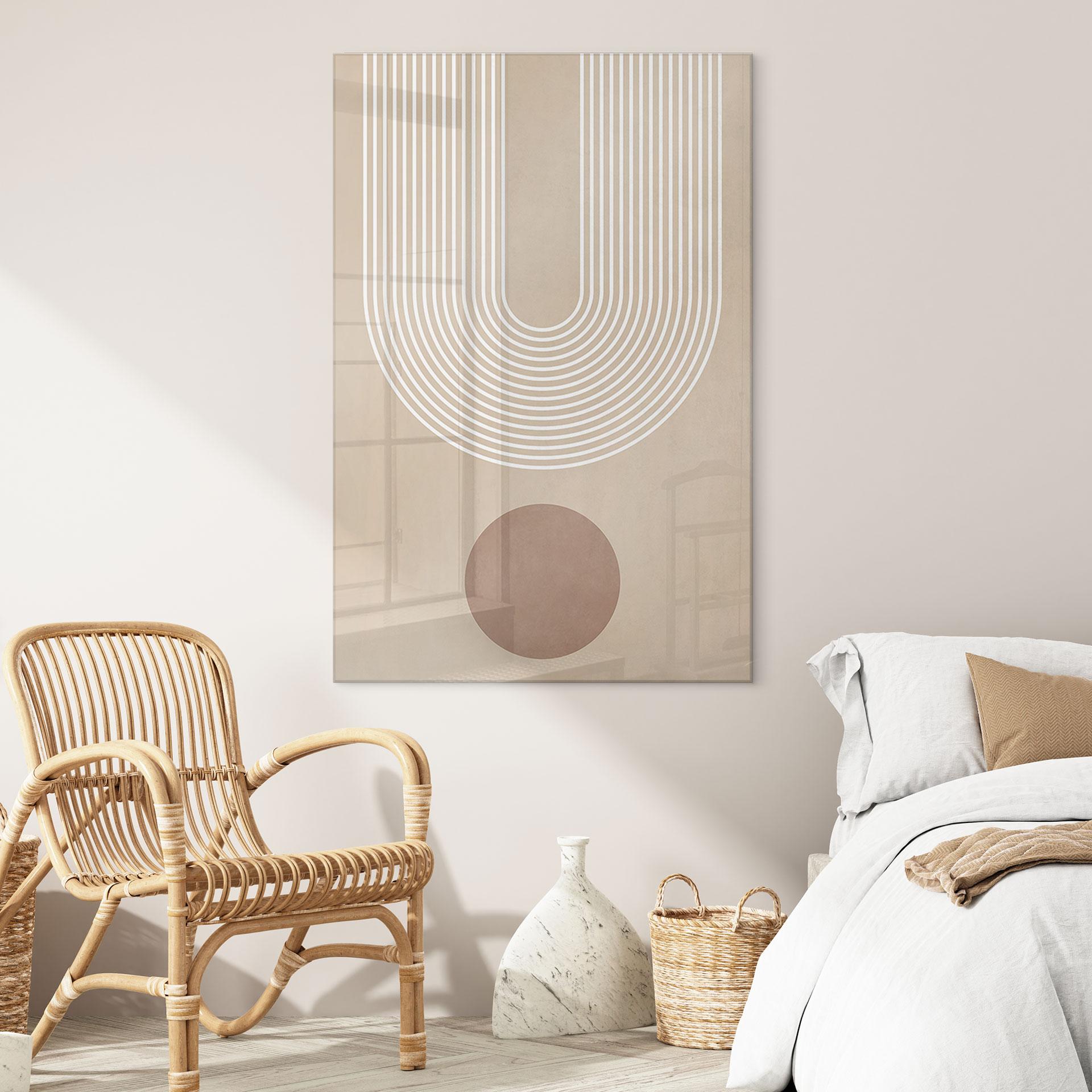 Akrylbillede Abstrakt geometri i balance - Ristova