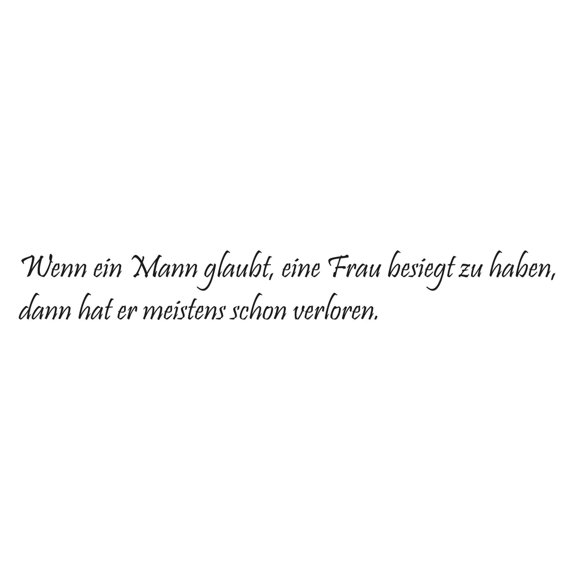 Wandtattoo Wenn ein Mann glaubt...