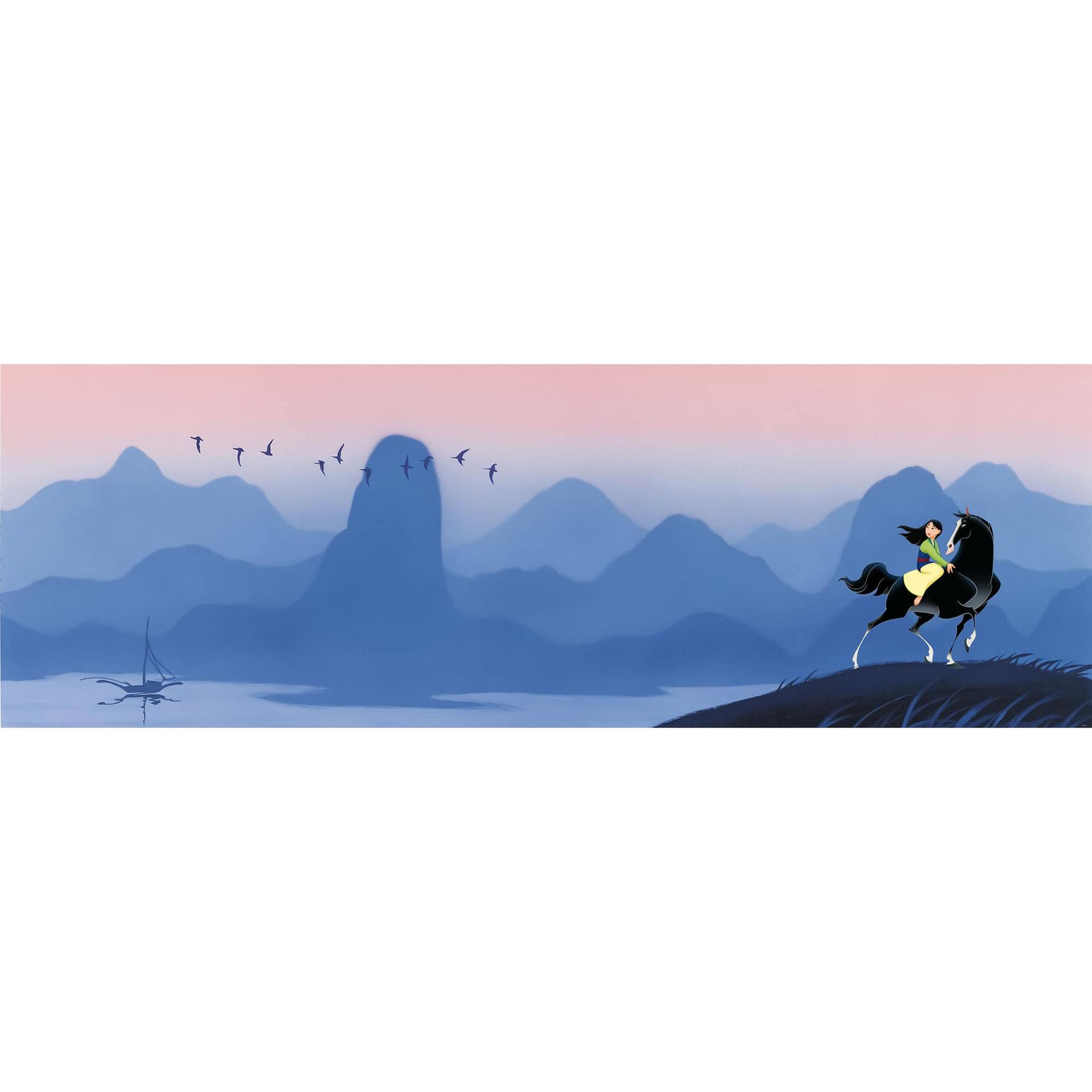 Tapet - Mulan Hills - 300 x 100 cm