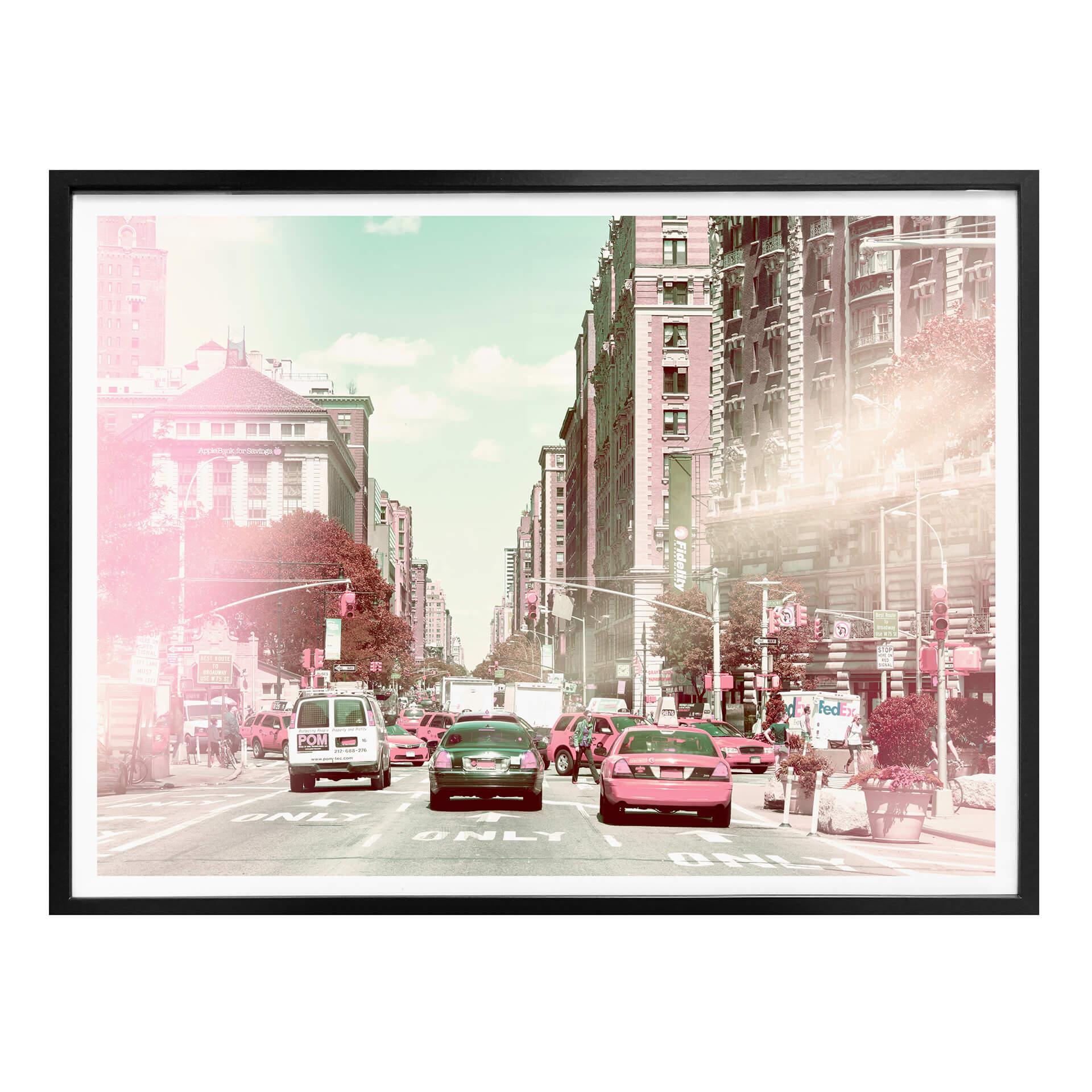 Poster Hugonnard - New York Pastell