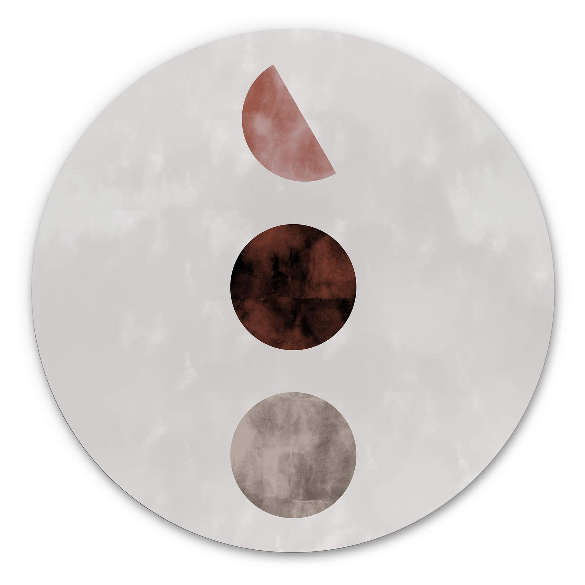 Tableau sur alu-Dibond 1X Studio - Geo Amigos - Rond