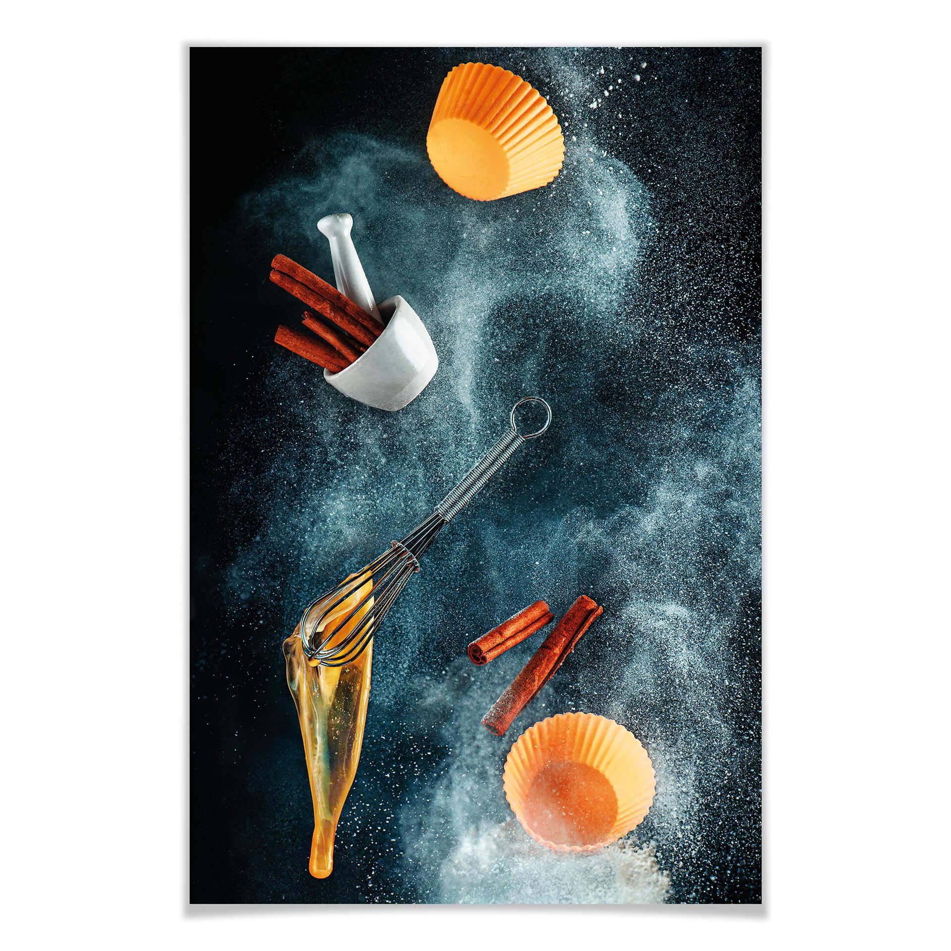 Poster Belenko - Kitchen mess: cinnamon cupcake